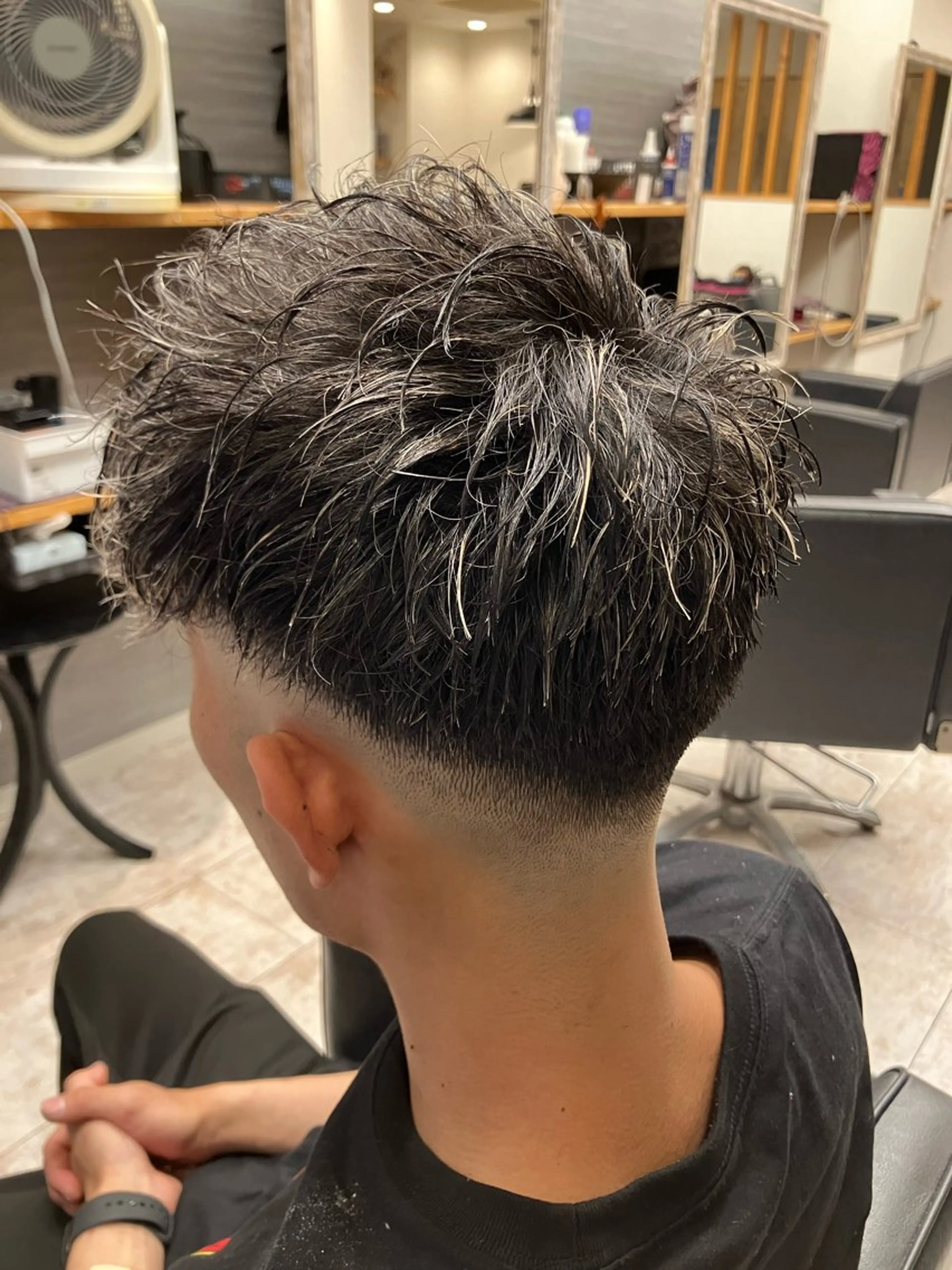 パーマ メンズ カット パーマ メンズ特化/パーマ/ フェードWATARUのヘアスタイル