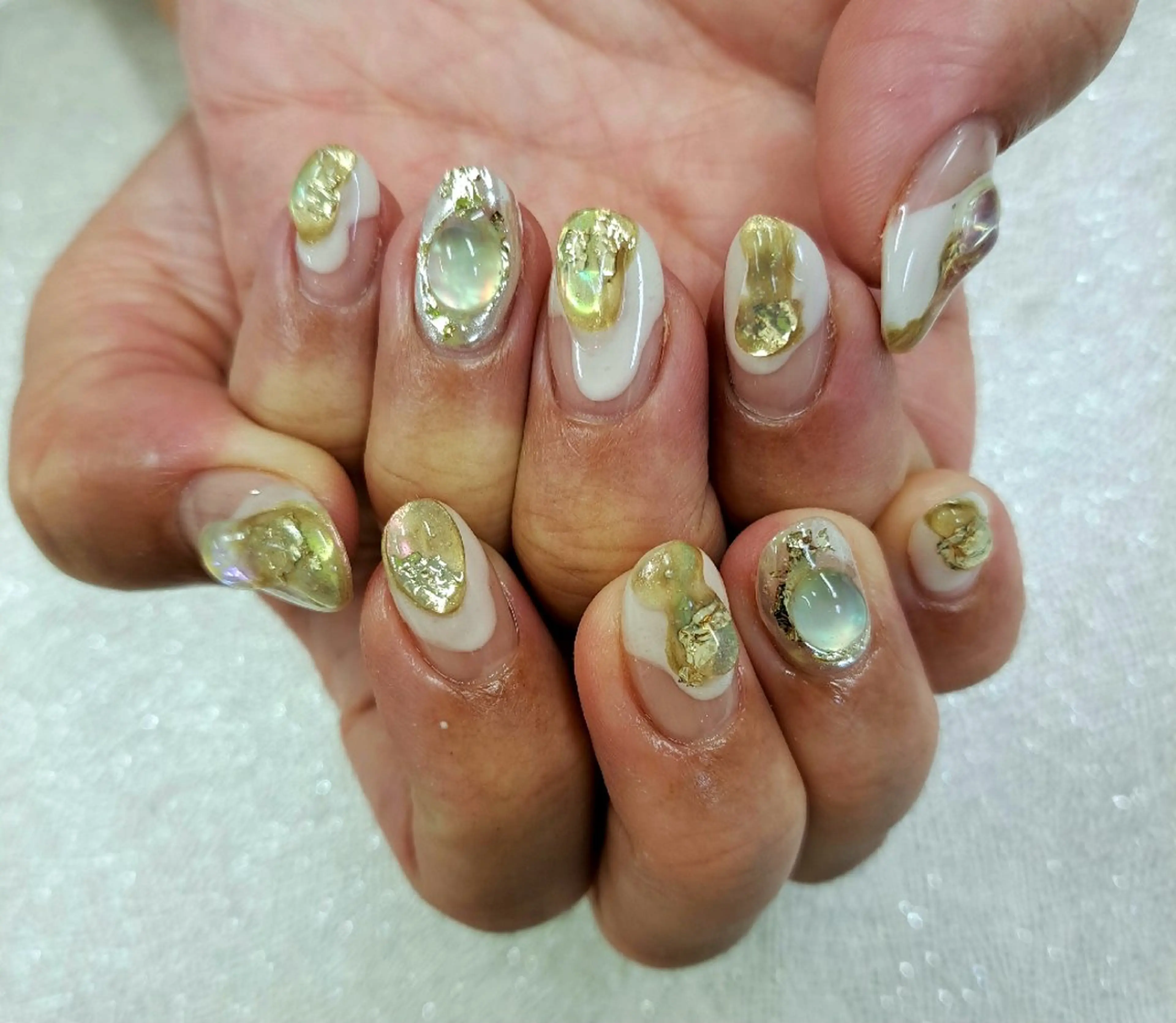 ネイル アートネイル べっ甲ネイル フットネイル ジェルネイル 持ち込み 河野ちえ (雑誌掲載サロン)のネイルデザイン