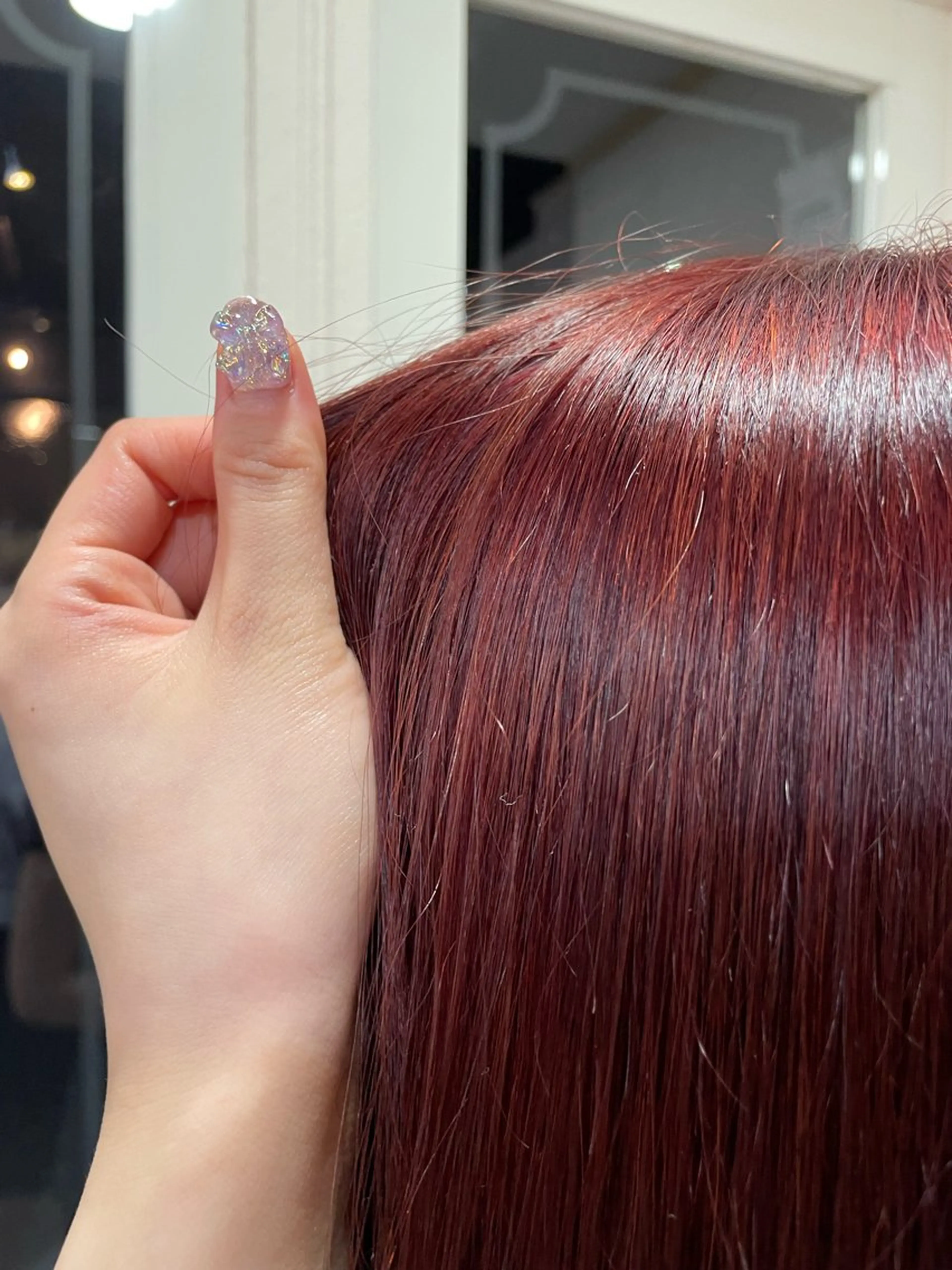 ロング カラー カット ヘアカラー トリートメント 向日葵🌻 /レディースカットのヘアスタイル