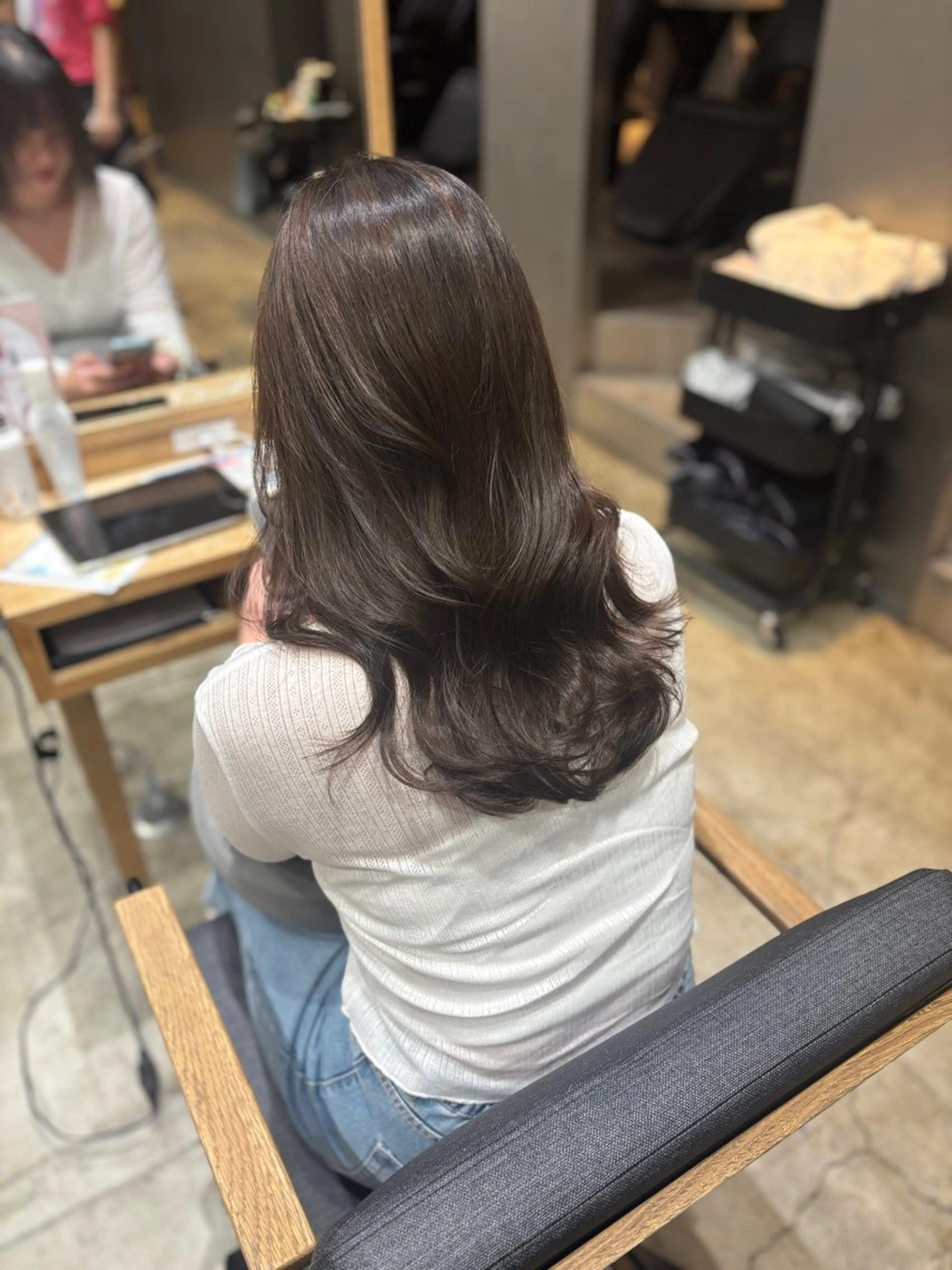 ロング カラー ヘアカラー Inity心斎橋店所属・𝐼𝑛𝑖𝑡𝑦 🎀 𝑦𝑢𝑖♡のヘアスタイル