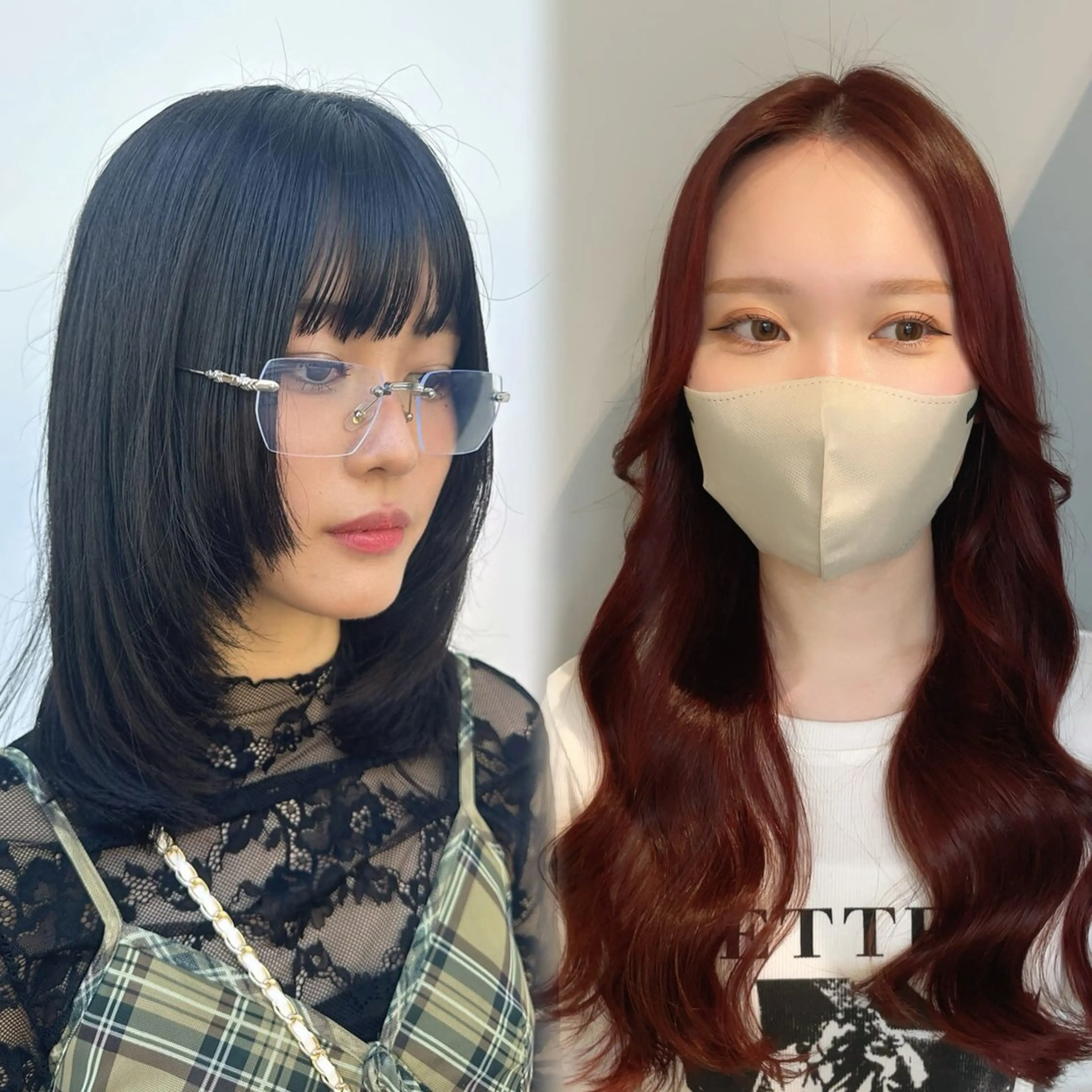 【🇰🇷イメージチェンジ🇰🇷】韓国小顔カット(顔周り/前髪カットのみ)¥2200の写真