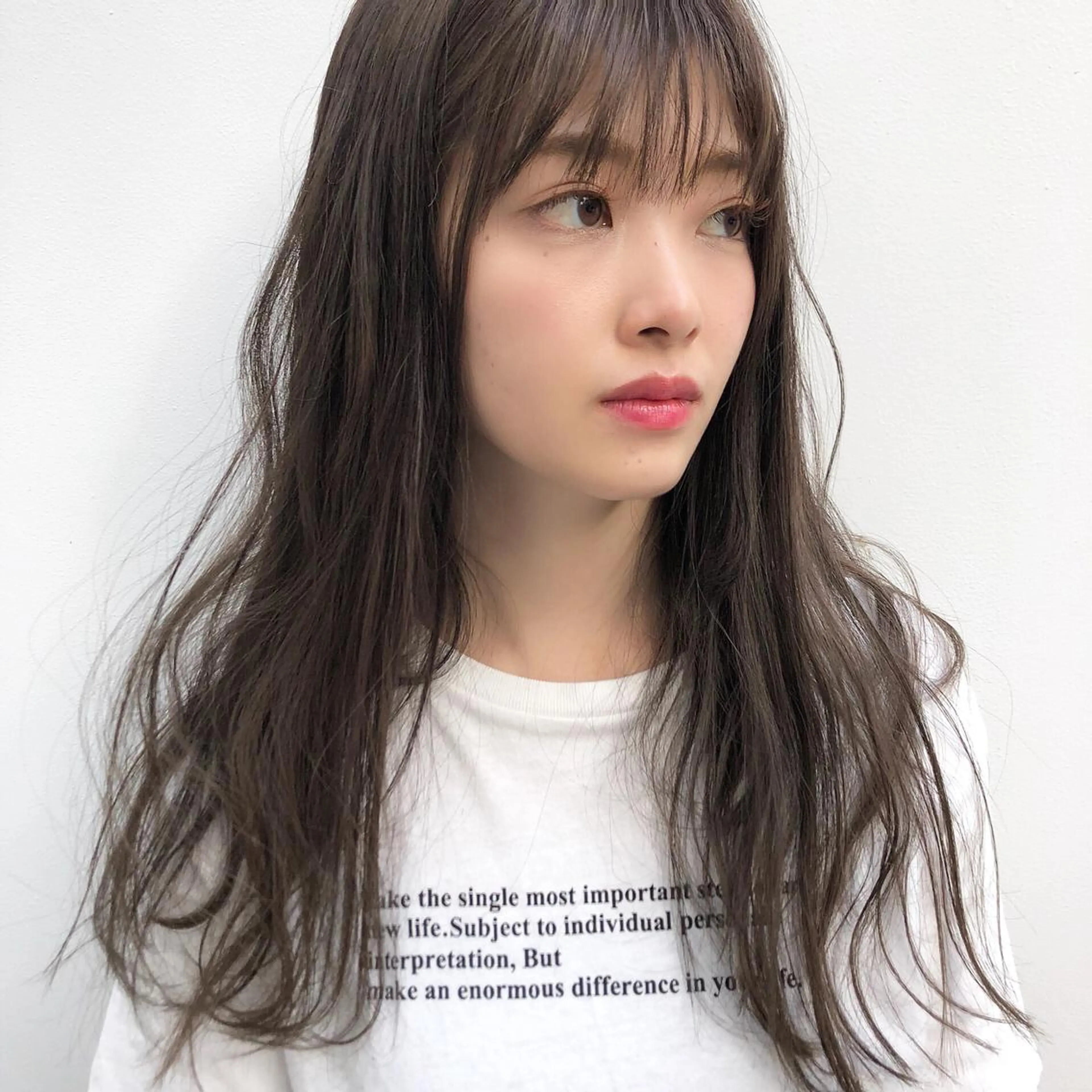 ロング カラー 顔周りカット/髪質改 善/新宿/畑中稔里のヘアスタイル