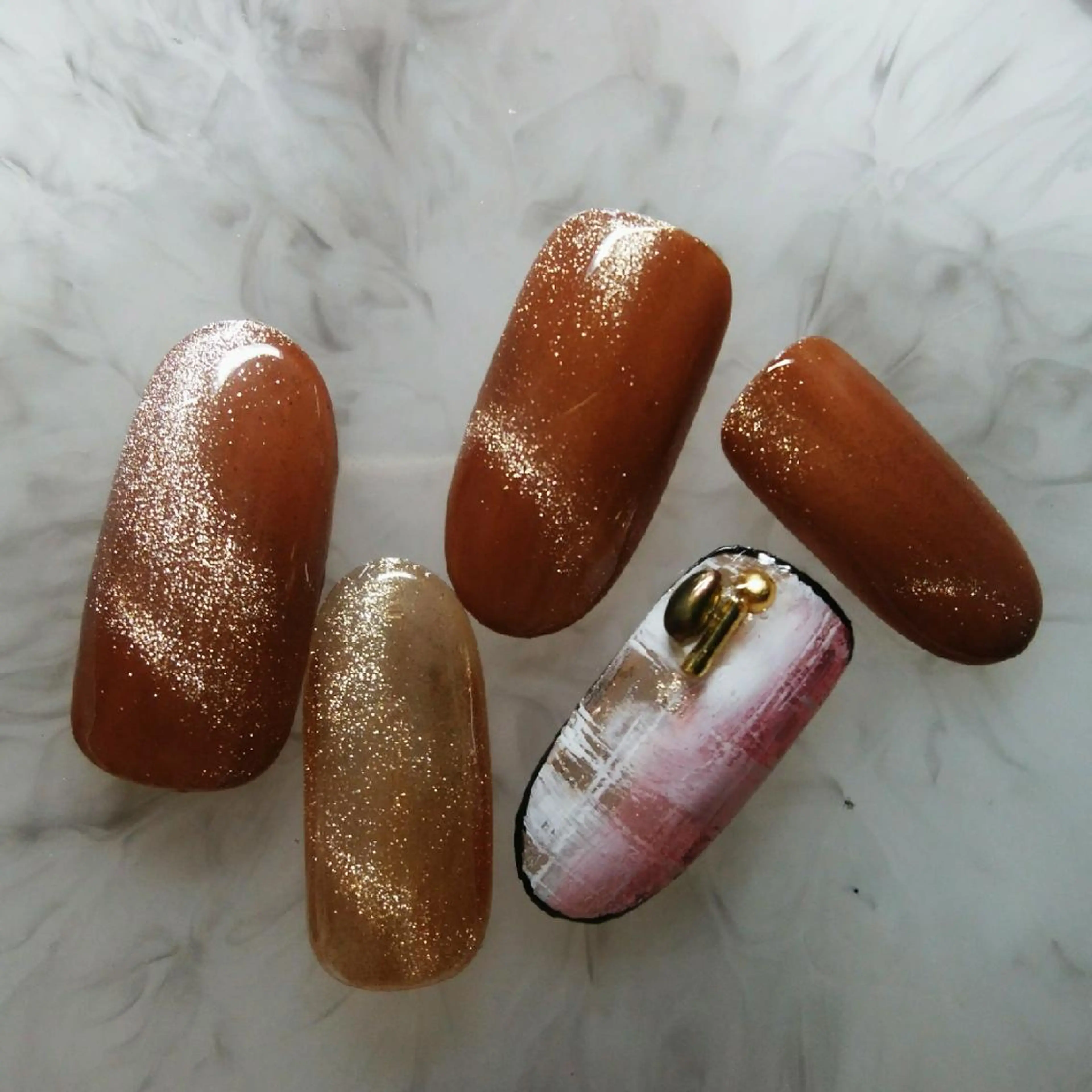 ネイル マグネットネイル リラクゼーション＆ネイル仙殊~センジュ~所属・senju 　のネイルデザイン