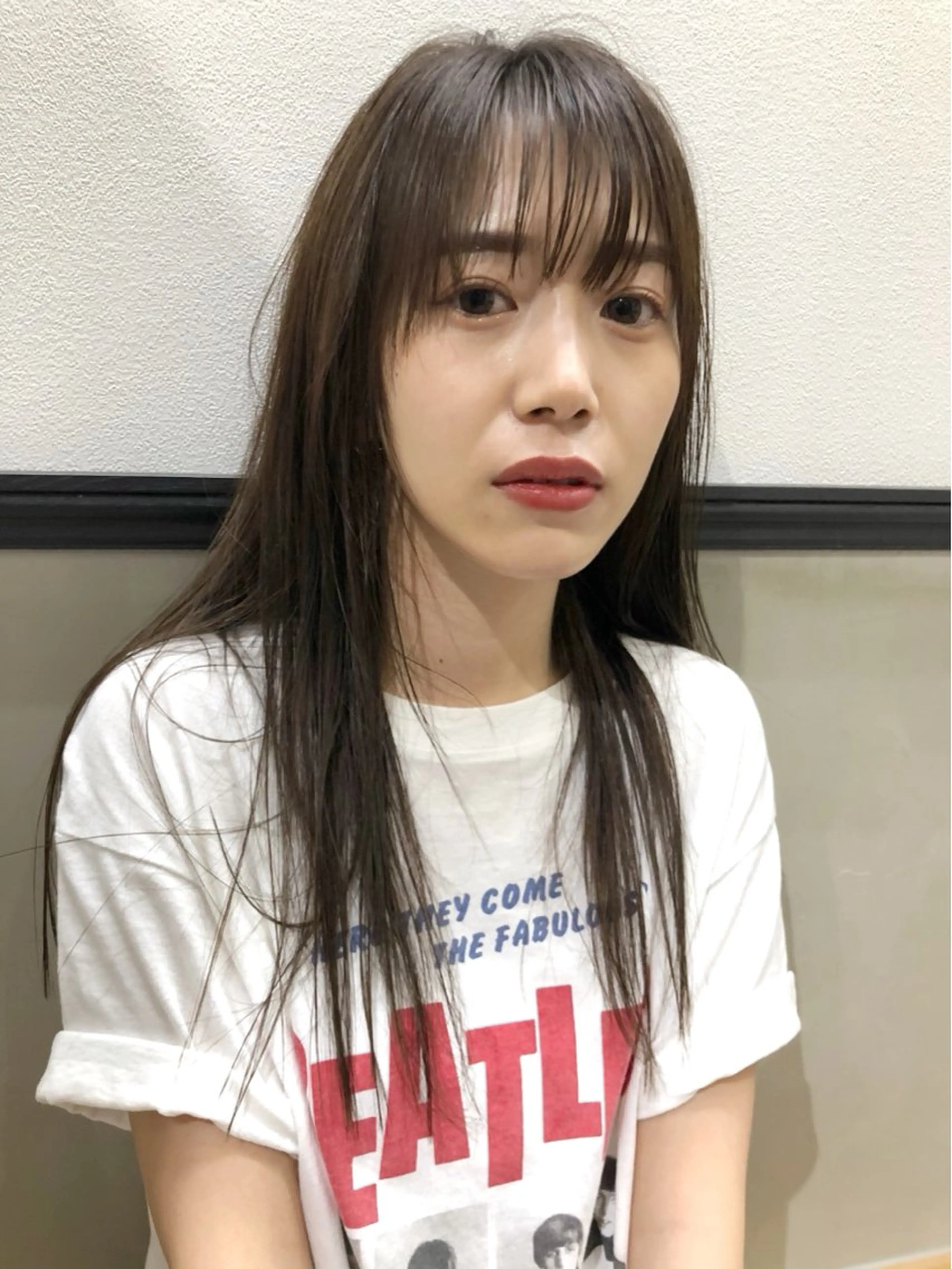 セミロング ヘアカラー 福岡美容室 Daisy duexのヘアスタイル