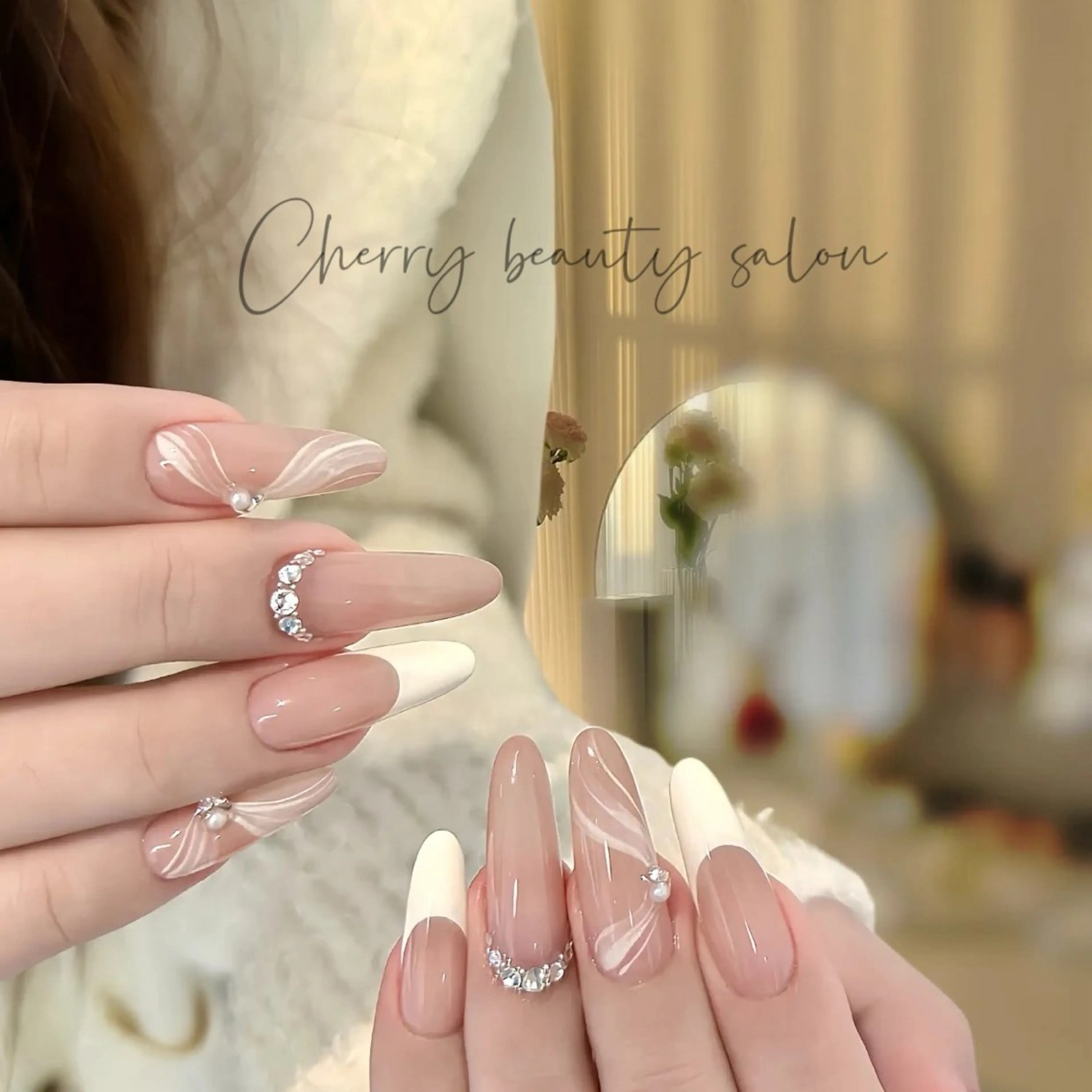 ネイル ハンドネイル ハンドケア SAKURA 🍒のネイルデザイン