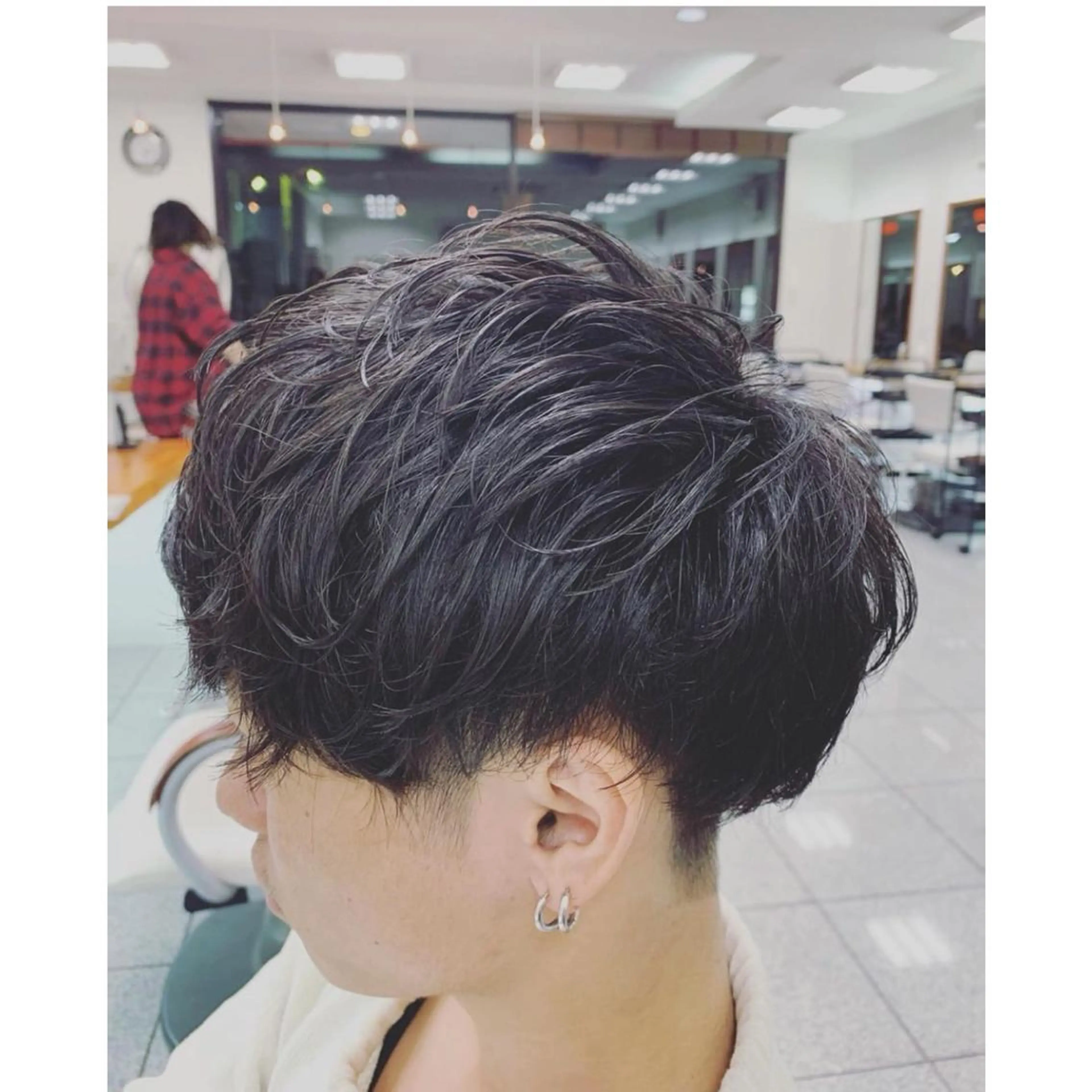 ショート ボブ/ぱつっとボブ/ 谷口 海星のヘアスタイル