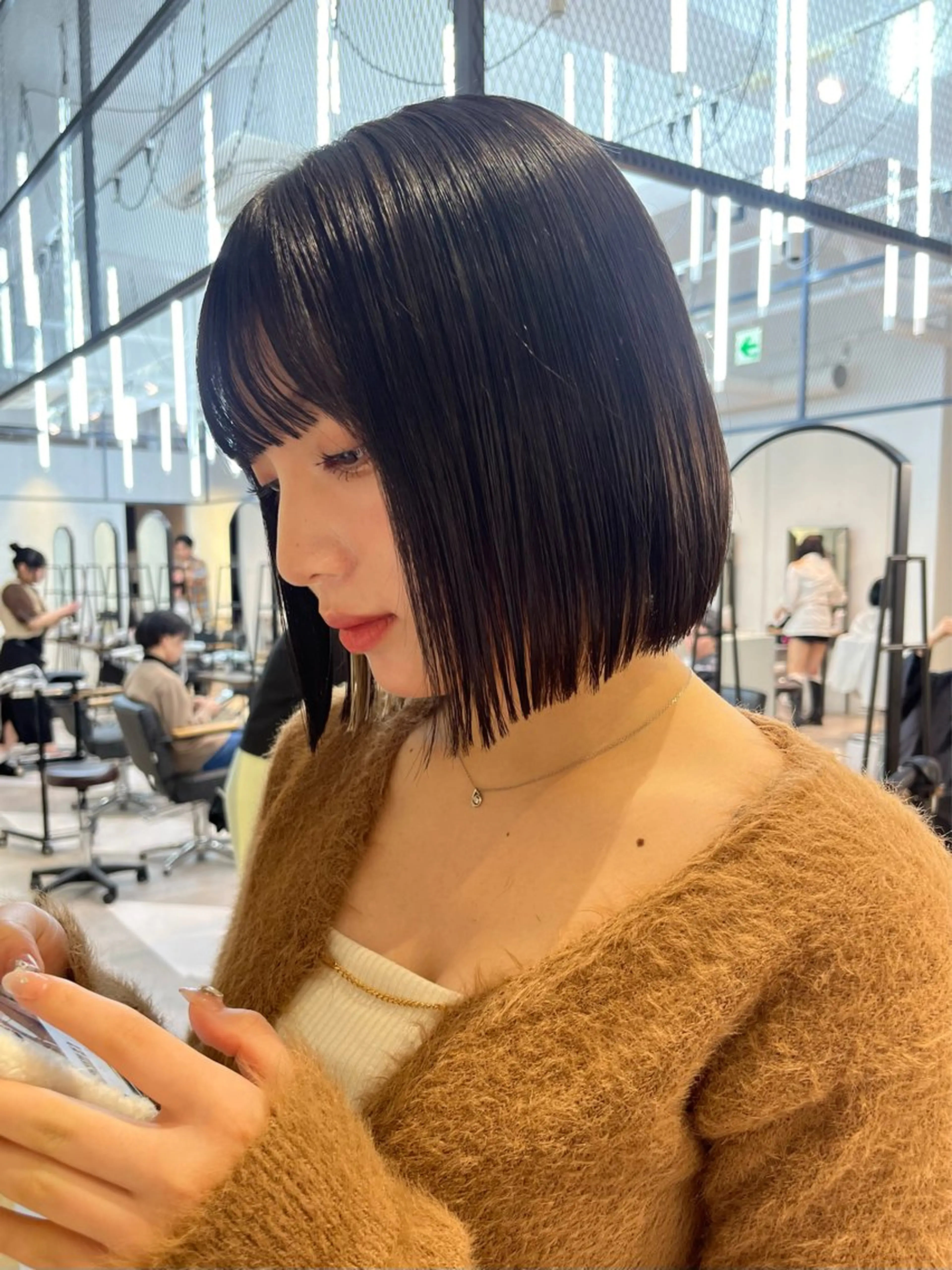 ミディアム カラー ボブ カット ヘアカラー 吉祥寺/個性派/ kazuha🩰のヘアスタイル
