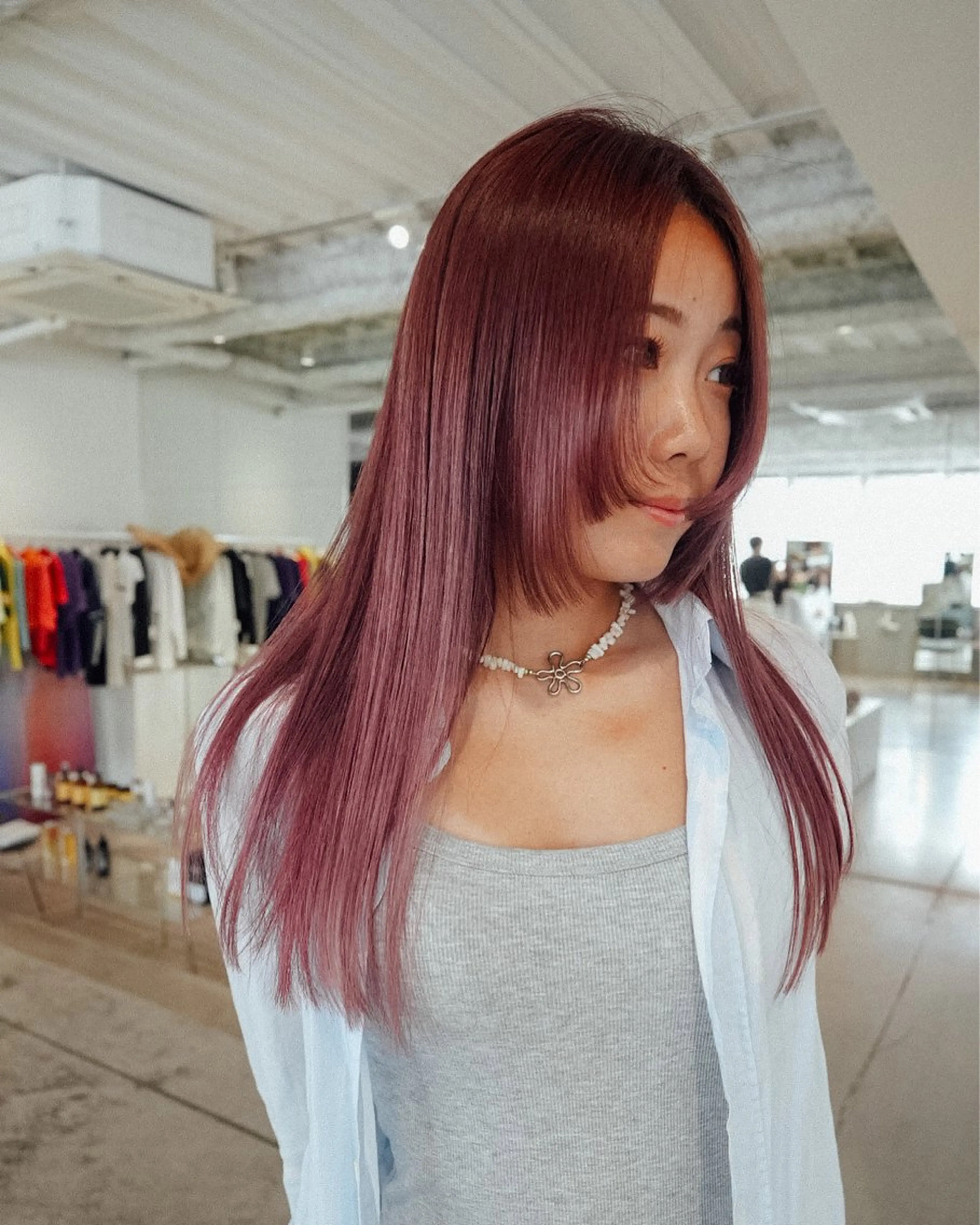 セミロング ヘアカラー STAN WOOD所属・似合わせcut 🔥yutakaのヘアスタイル