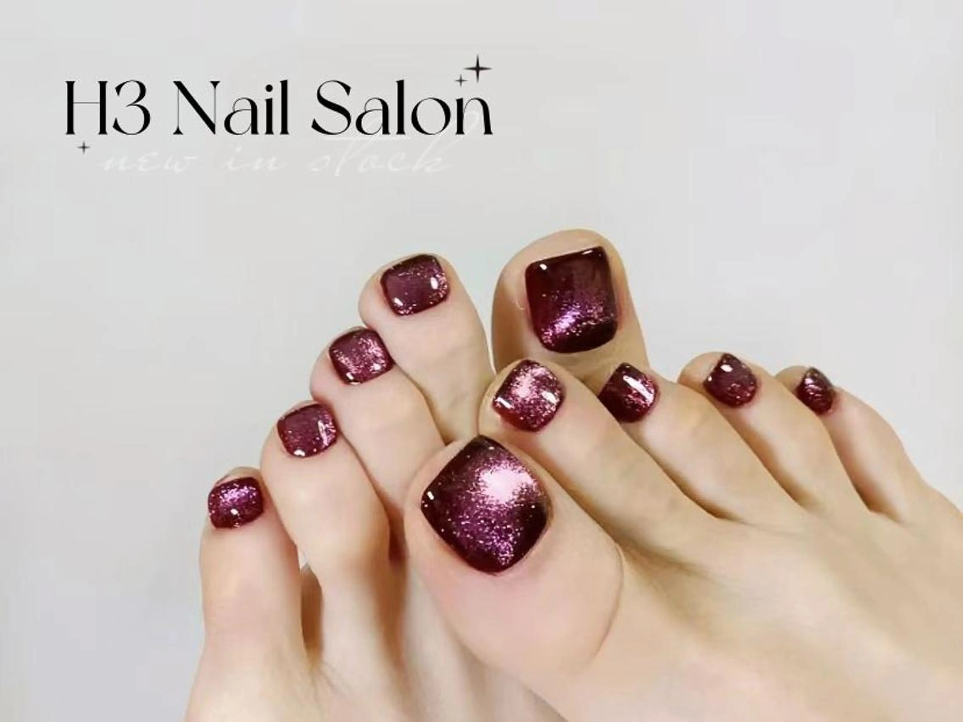 ネイル フットネイル H3 ネイル サロンのネイルデザイン