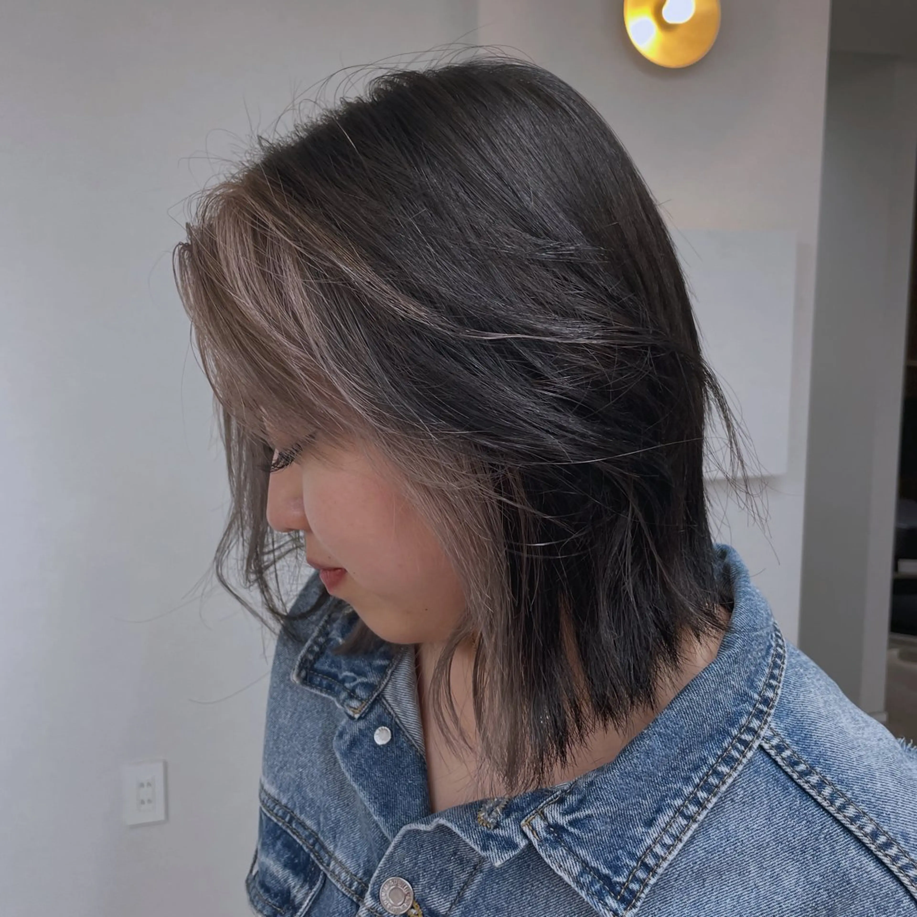 ミディアム ミストバング fleurir所属・内藤拓真/ モデル様募集中のヘアスタイル