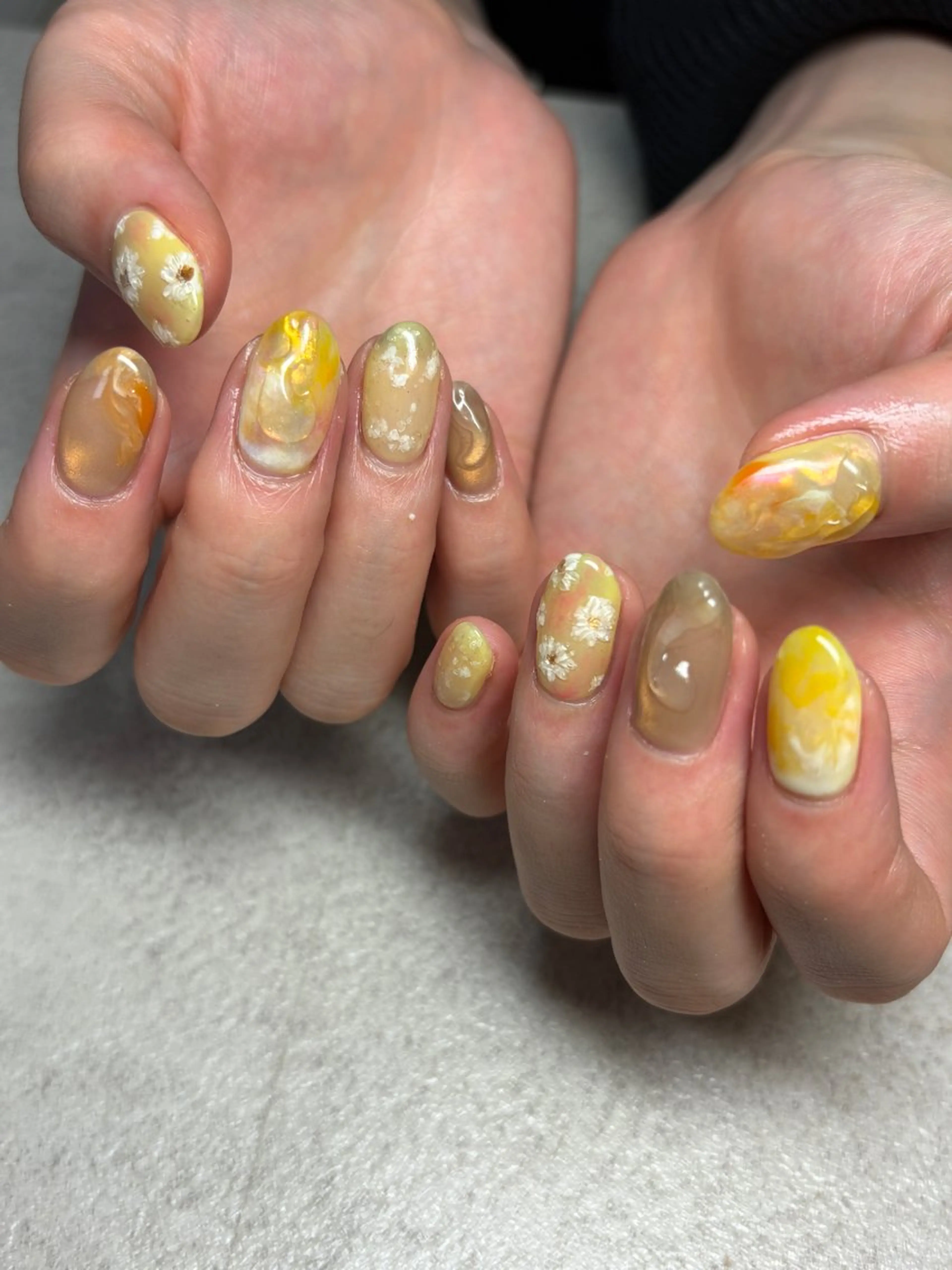 ネイル オーロラネイル ジェルネイル マグネットネイル ニュアンスネイル パラジェル ハンドネイル acs.n所属・ネイル,耳つぼ 風間すみれのその他イメージ