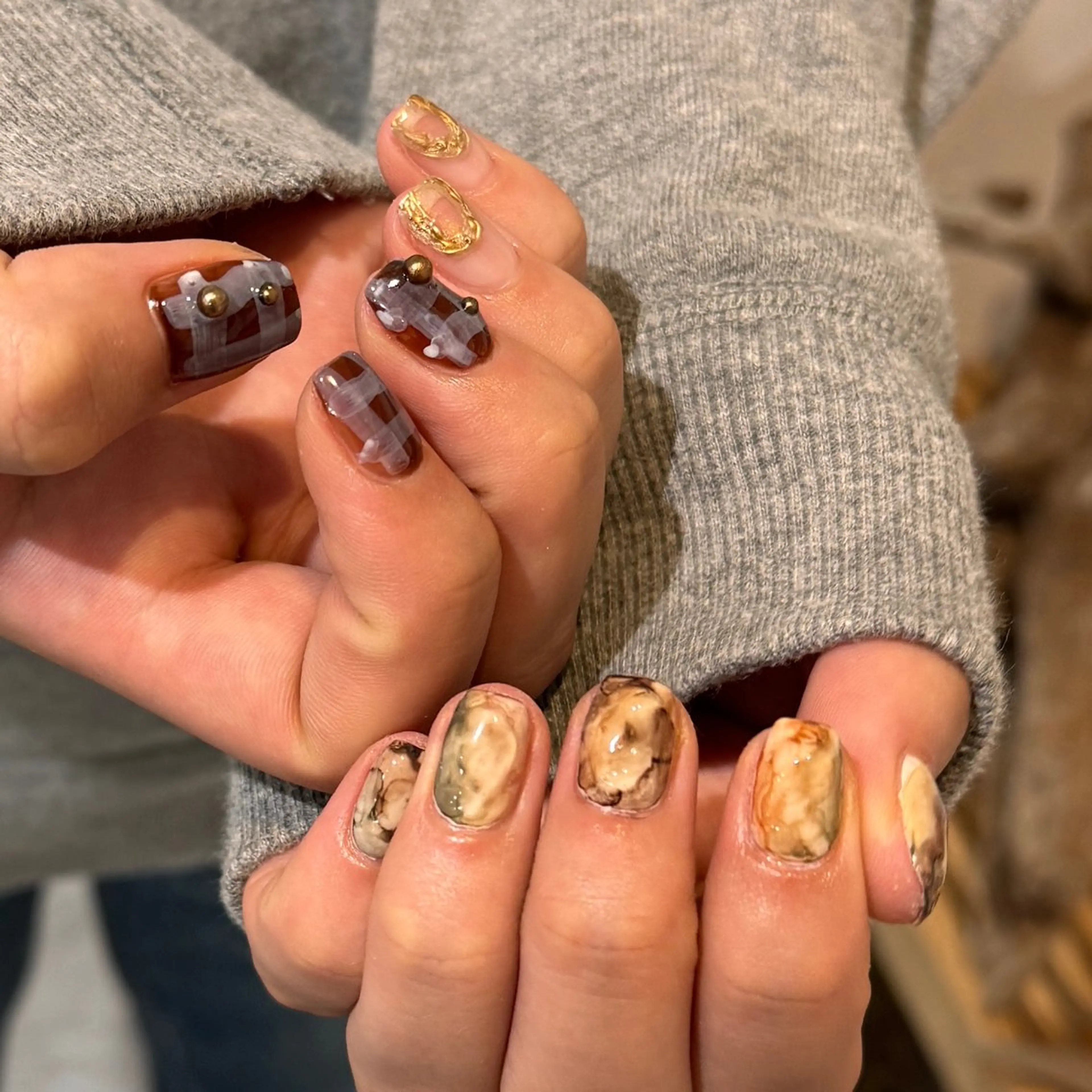 ネイル ハンドネイル 中本 菜々のネイルデザイン