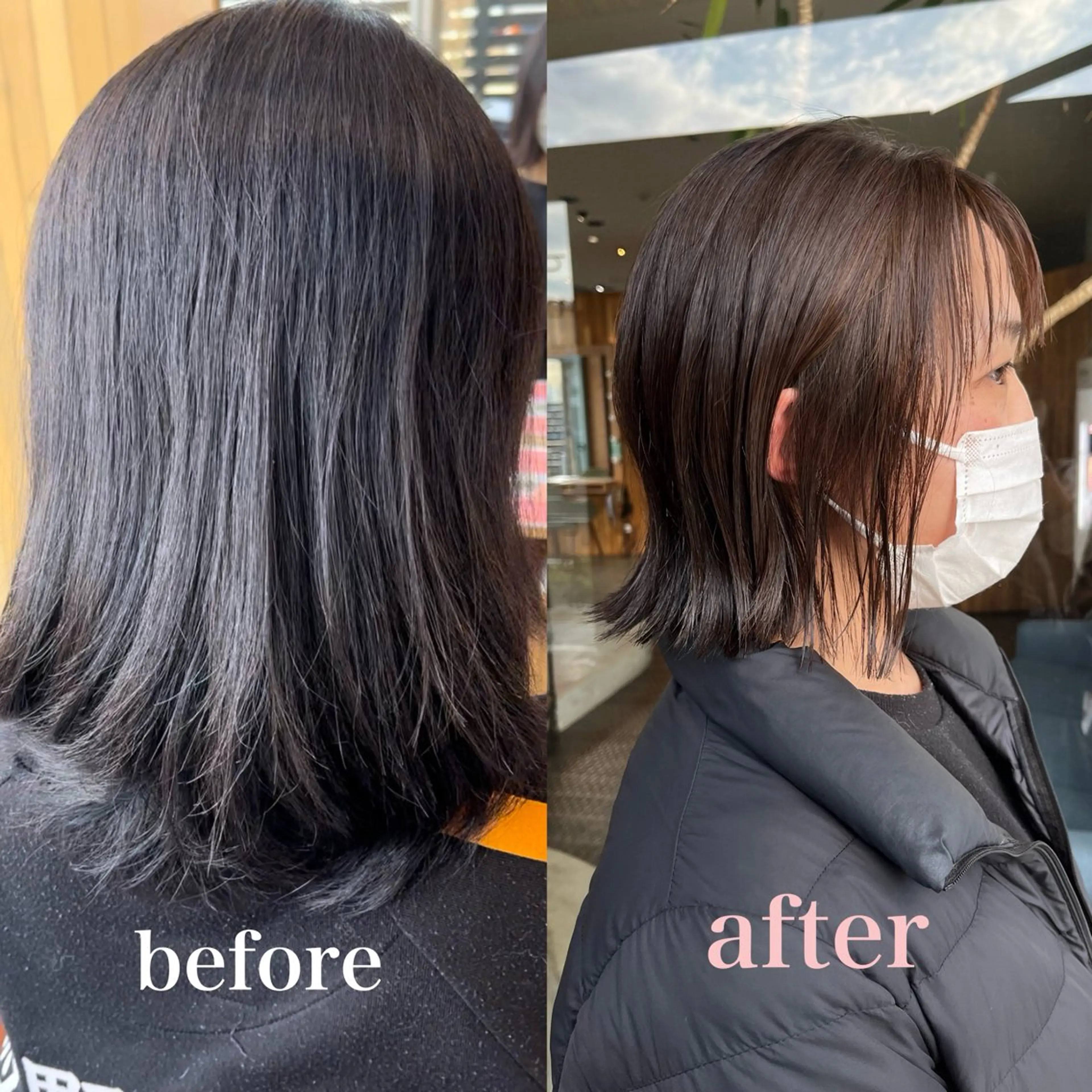 ショート カラー ボブ TAKAHASHI REIKAのヘアスタイル
