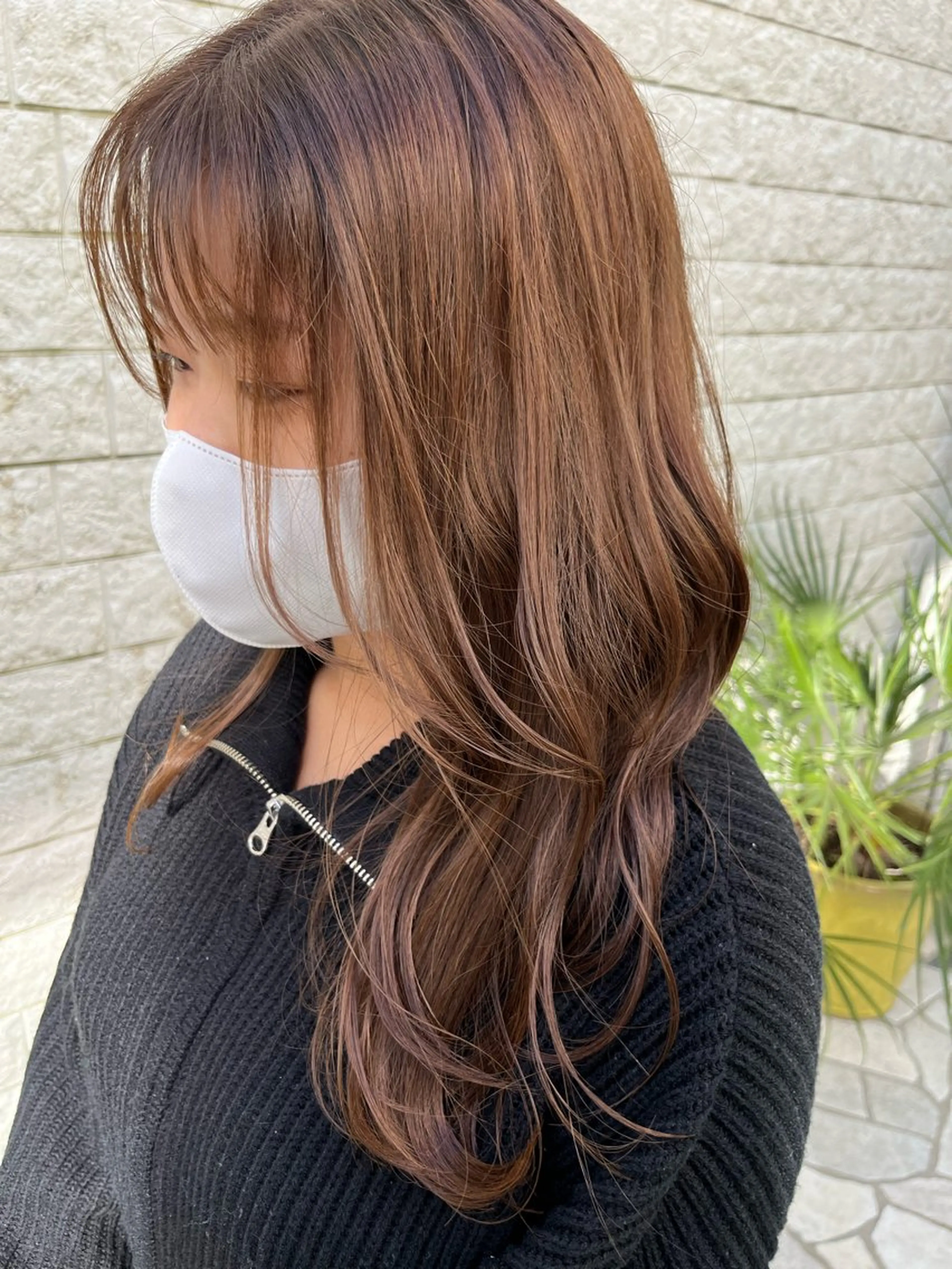 ロング トリートメント ヘアカラー トリートメント 無料カットモデル‪✨ ✂️Nanami🌷のヘアスタイル