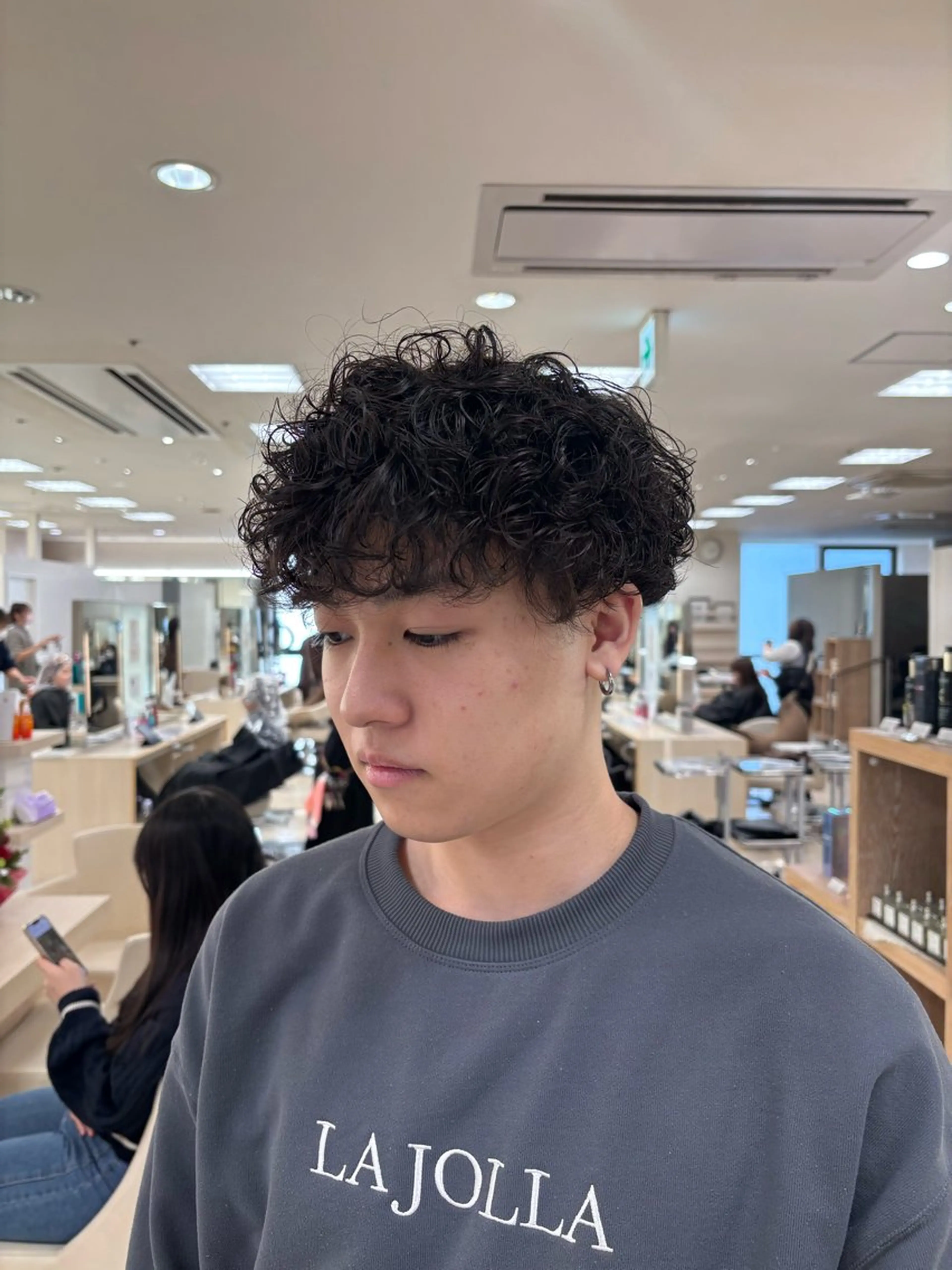 パーマ メンズ カット パーマ トリートメント 湘南/メンズヘア メンズパーマ/ユチカのヘアスタイル