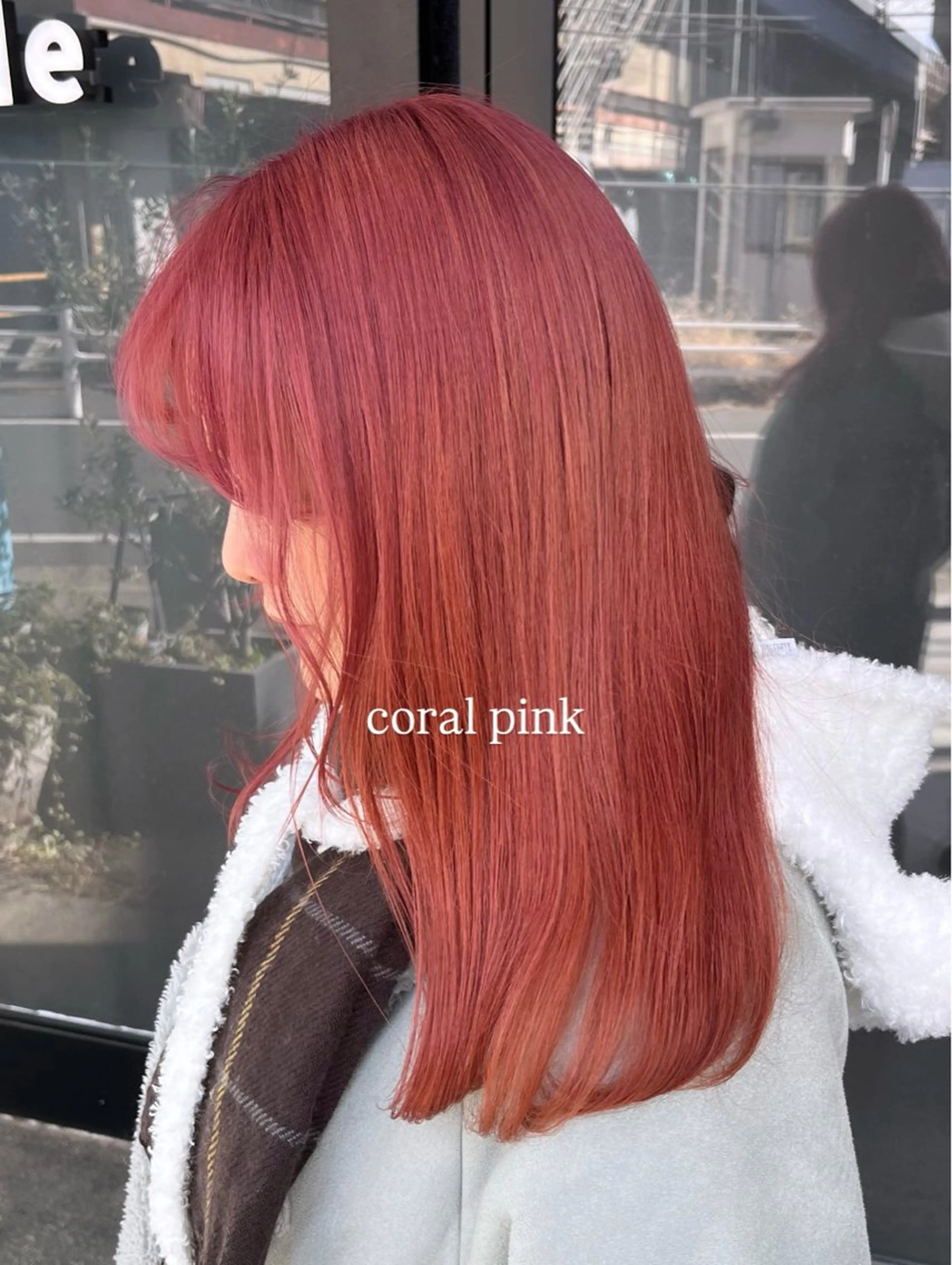 ロング カラー ピンクカラー ヘアカラー トリートメント 透明感カラー/パーマ 🌀アオノアユミのヘアスタイル