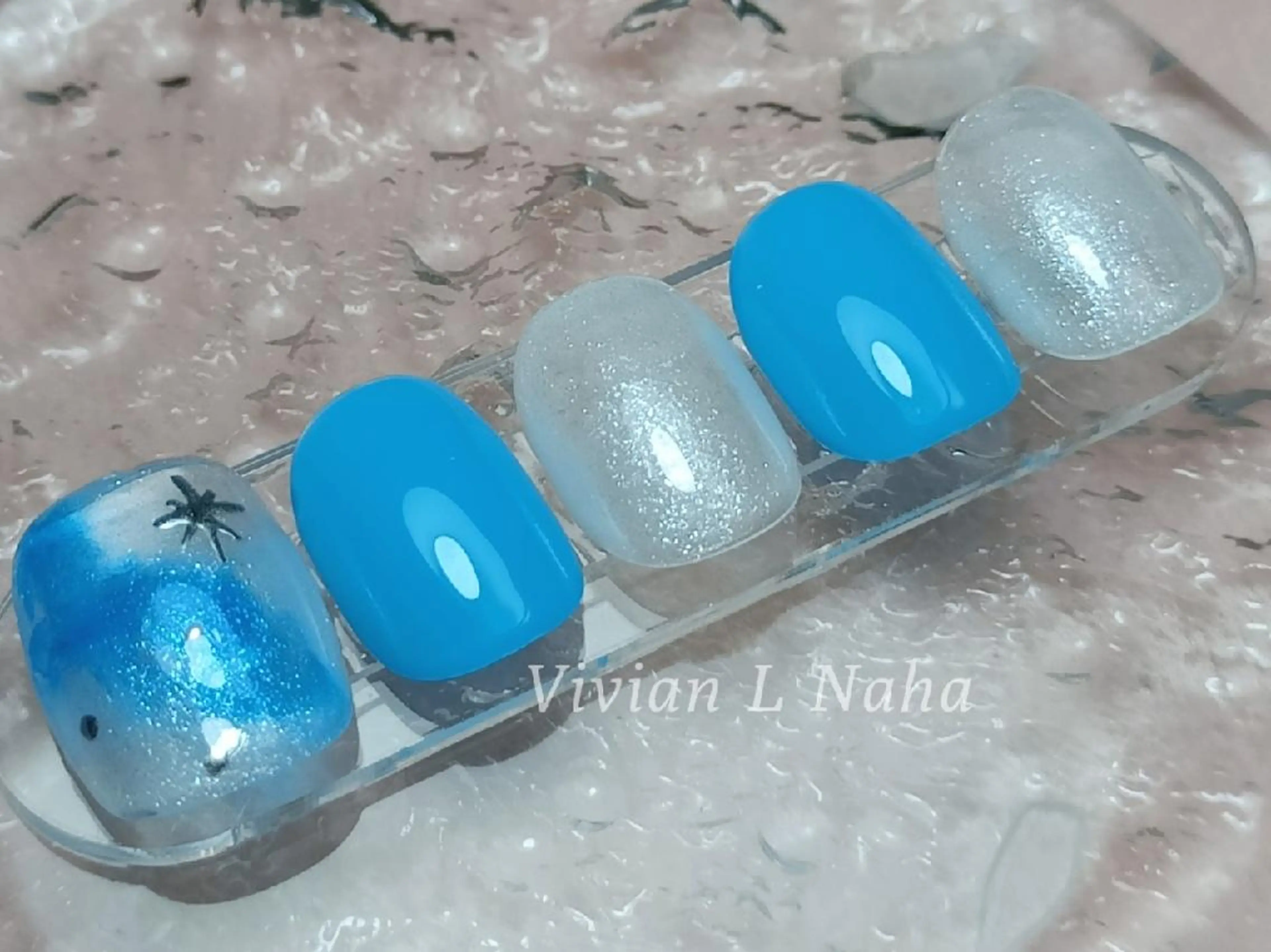 ネイル フットネイル Vivian L NahaCecileのネイルデザイン