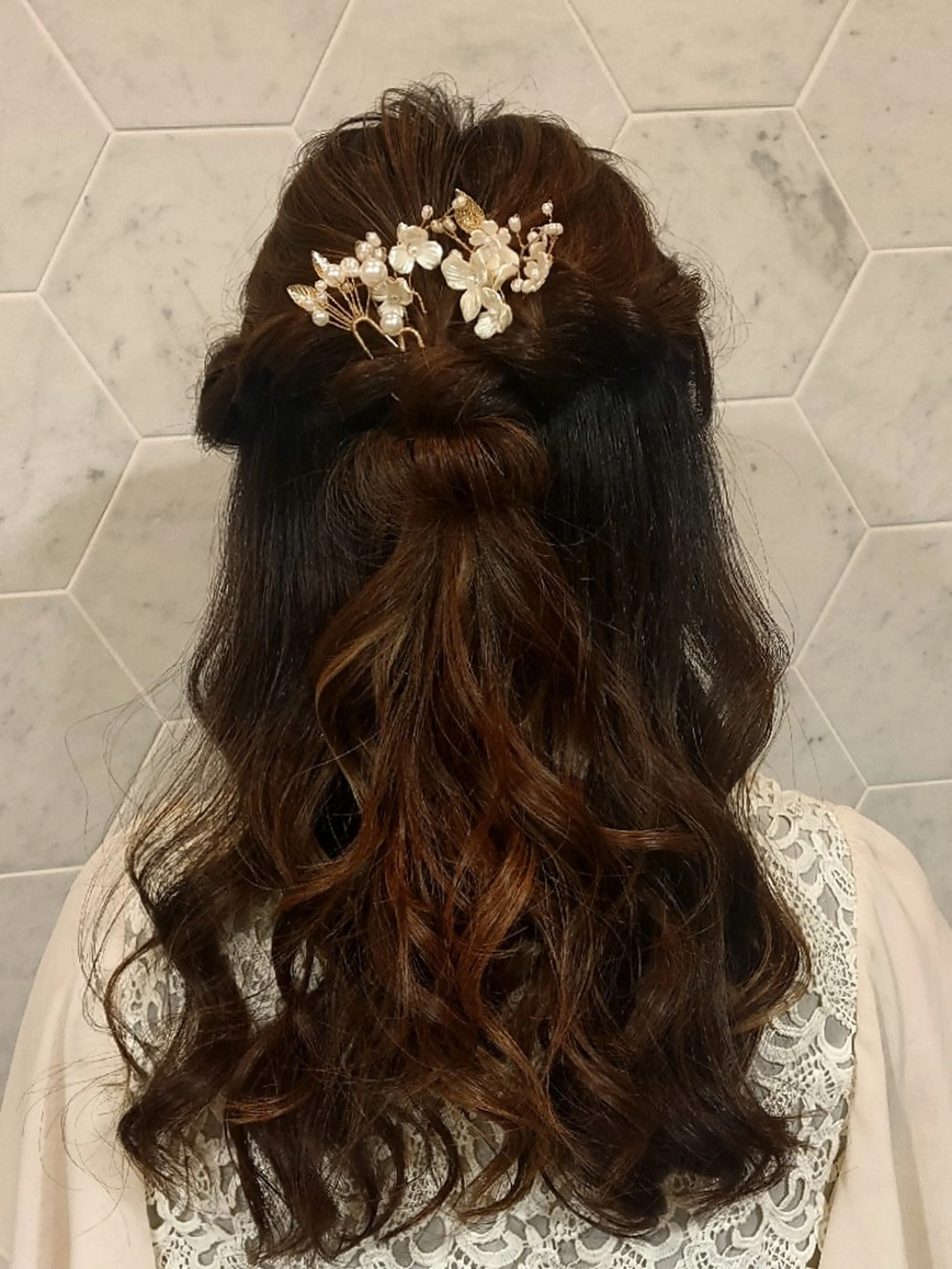 ロング ヘアセット 五十嵐 野乃佳のヘアスタイル
