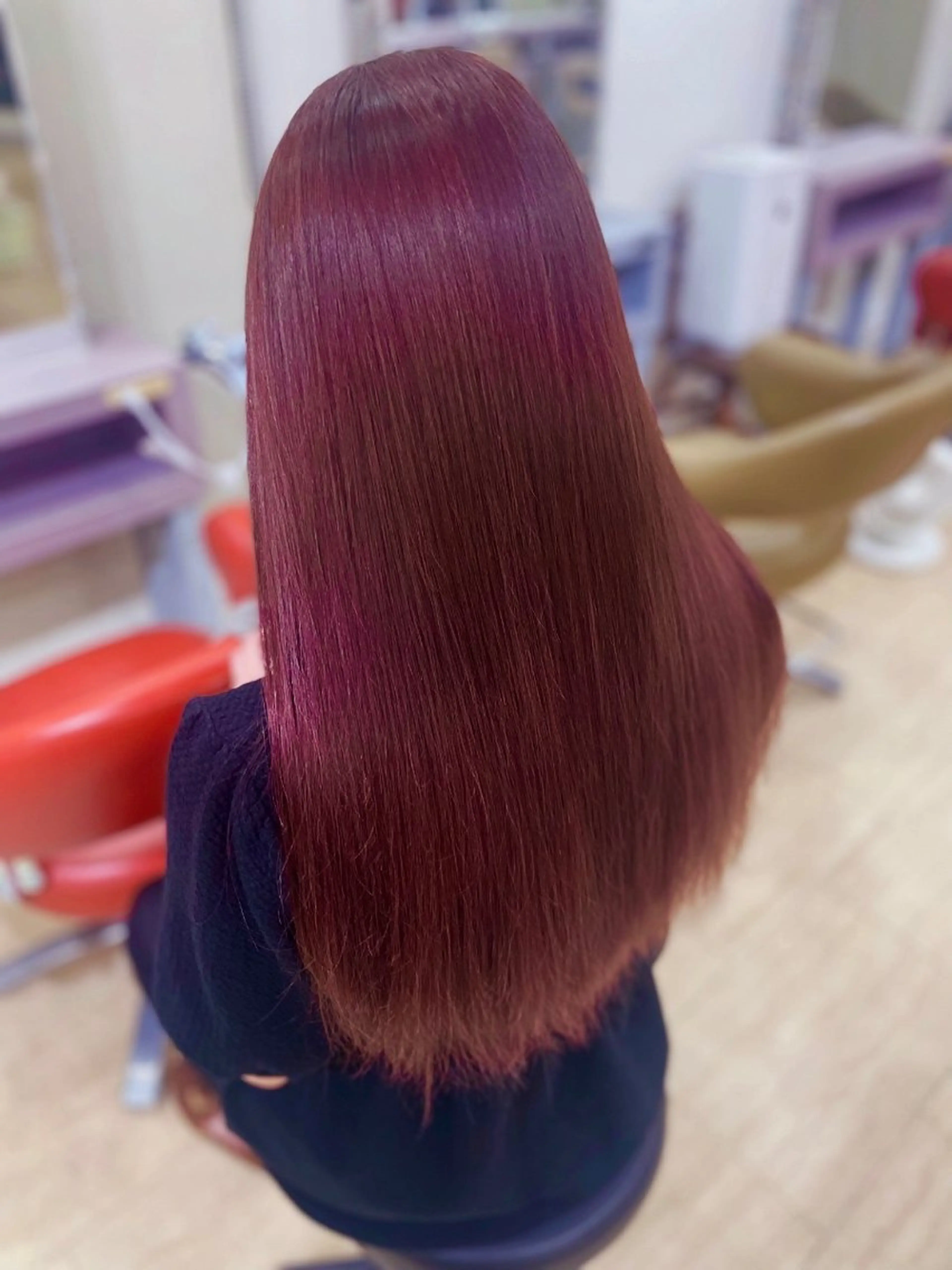ロング カラー 海野 黎茉のヘアスタイル