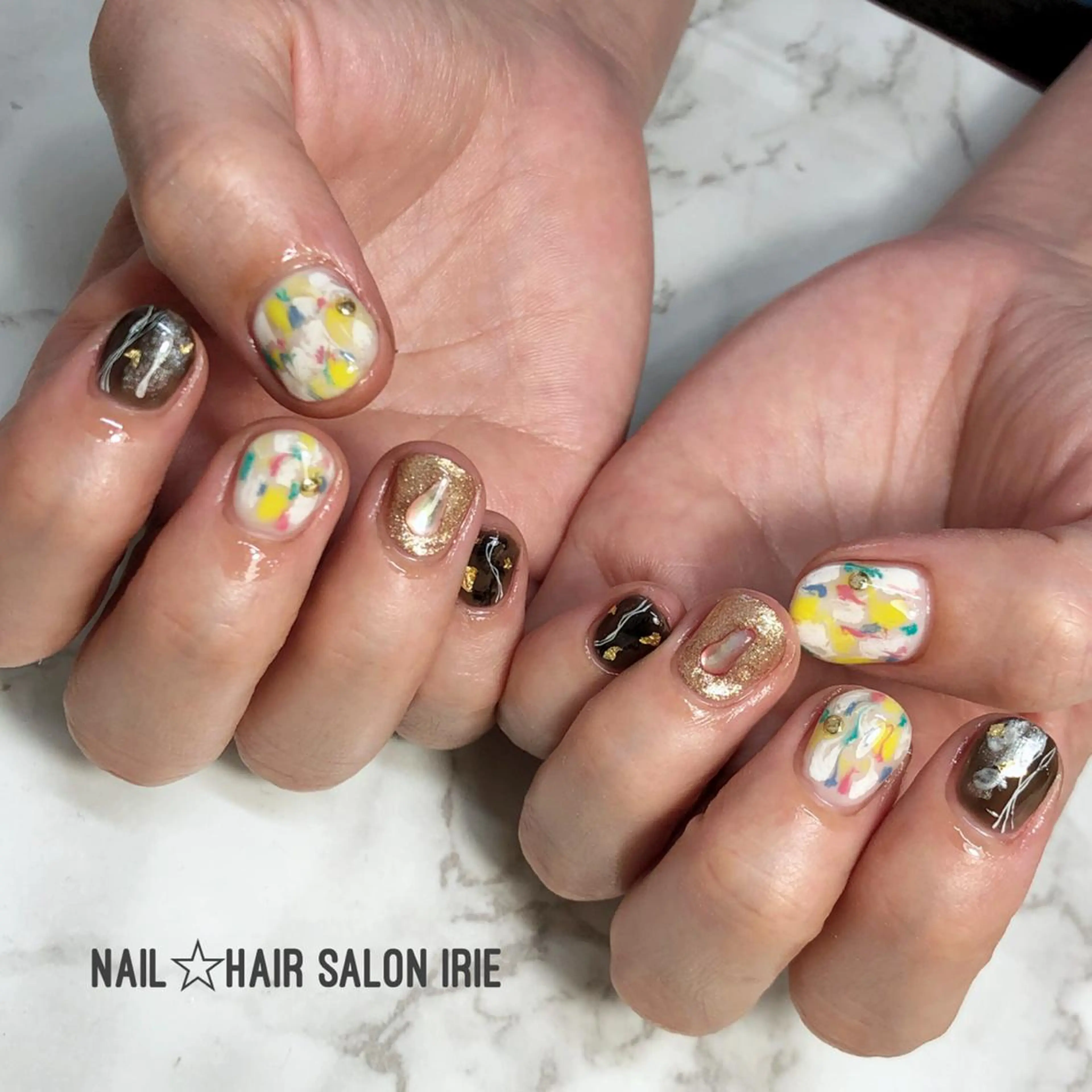 ネイル ハンドネイル Hair salon Irie所属・與儀 知佳のネイルデザイン