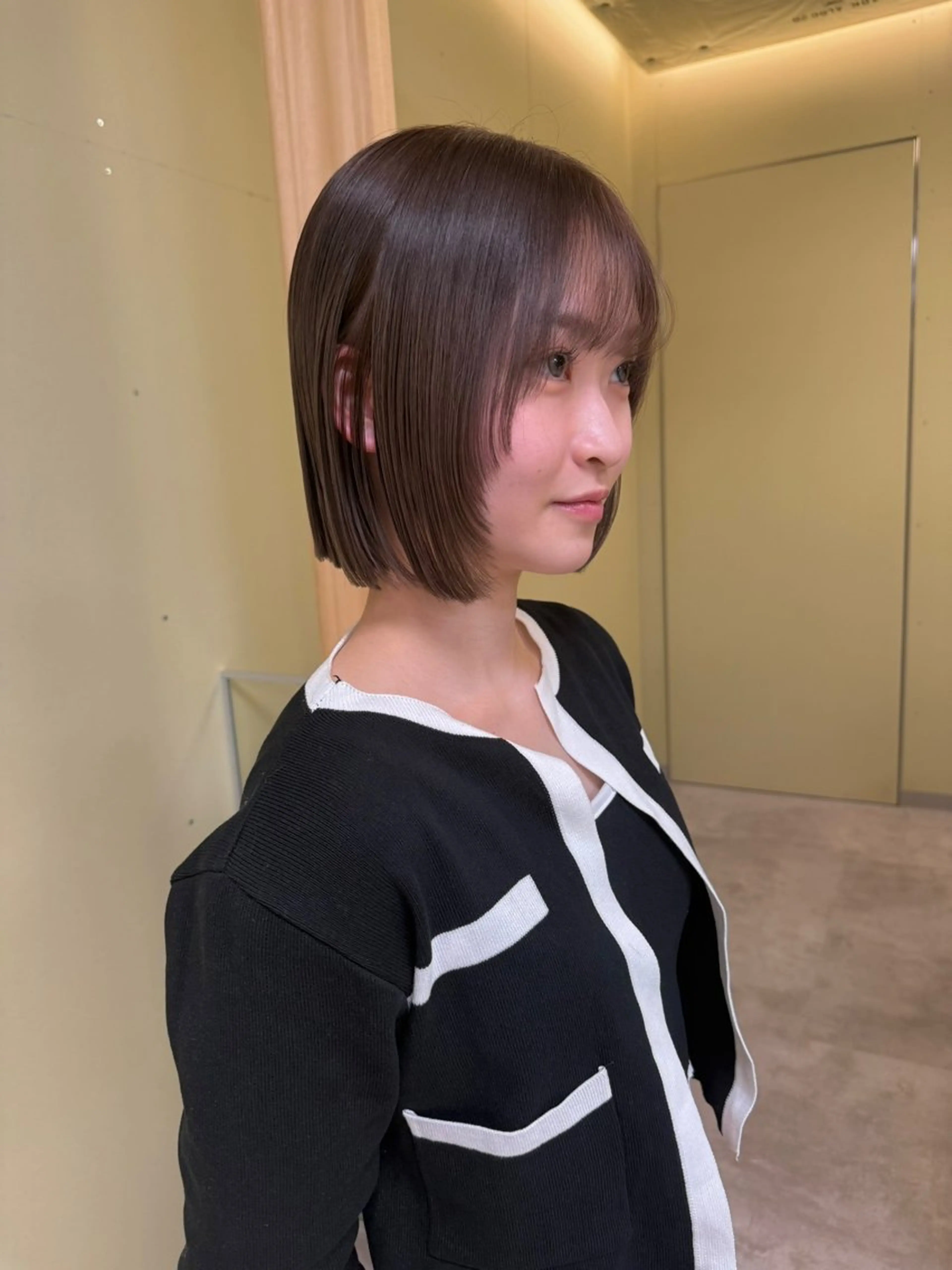 ショート カラー カット ヘアカラー トリートメント 伶風/デザインカット /ボブ/透明感カラーのヘアスタイル