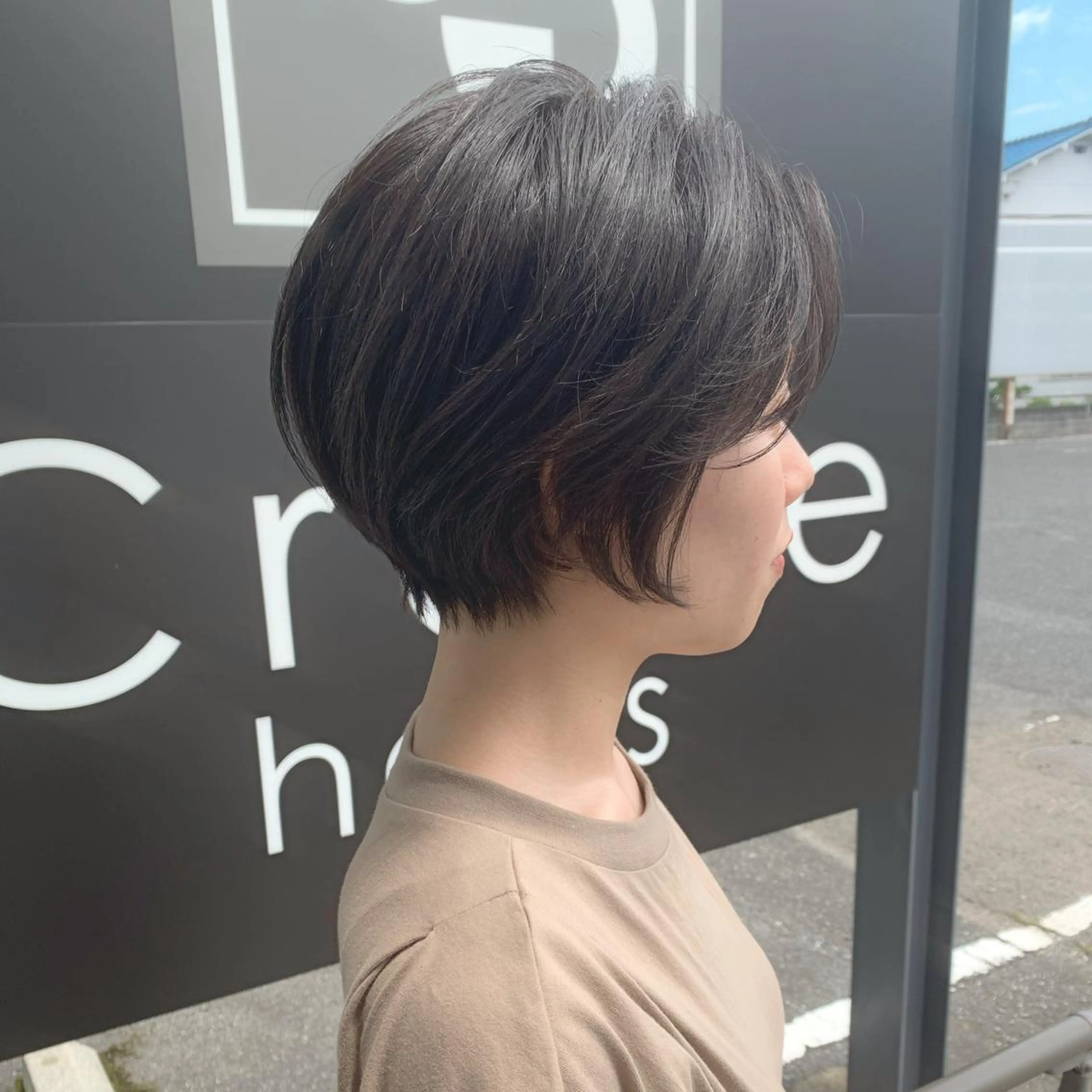 ショート カラー カット ヘアカラー トリートメント 前田 善夫のヘアスタイル