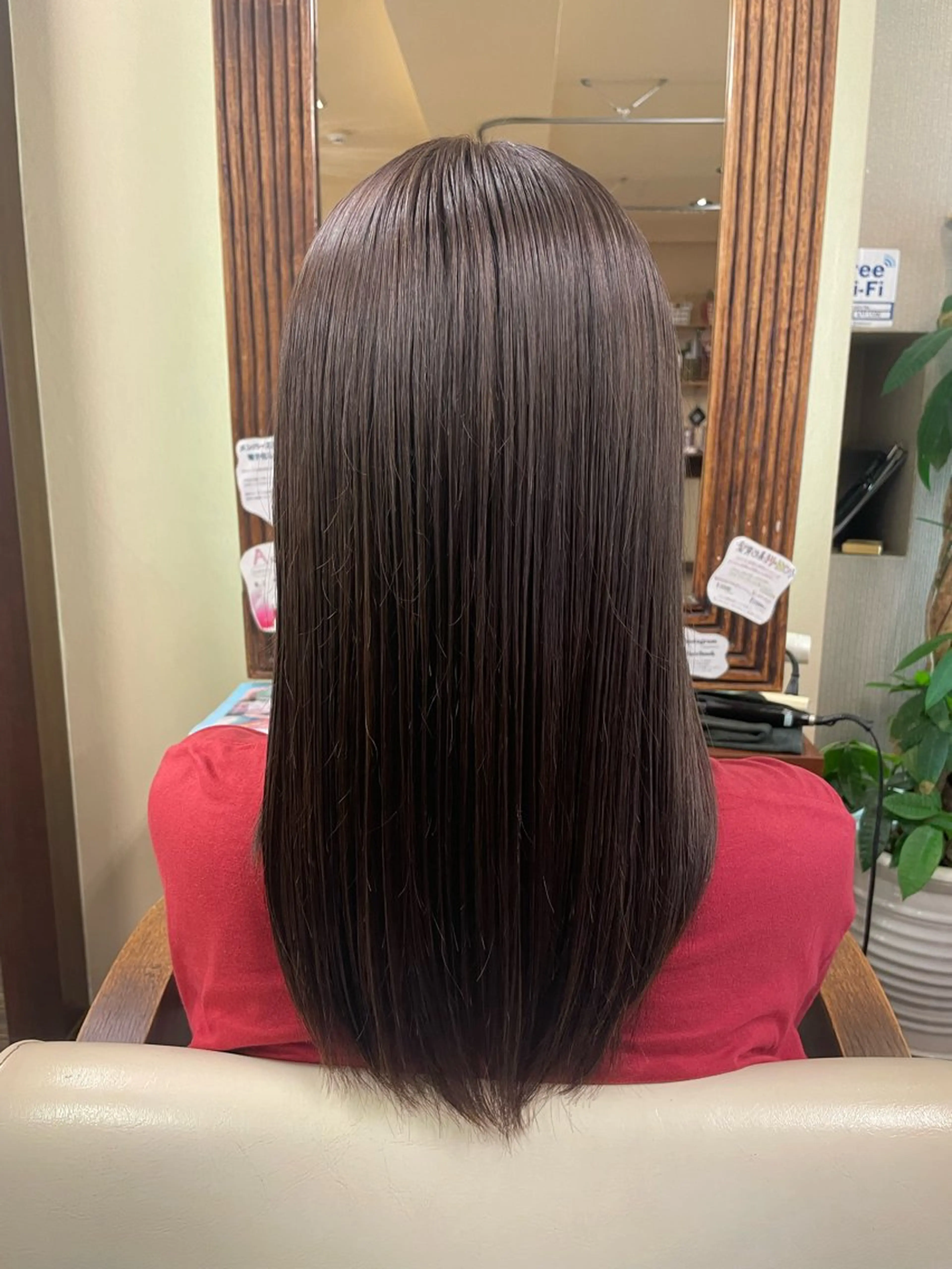 ロング カット ヘアカラー トリートメント 高取 大将のヘアスタイル