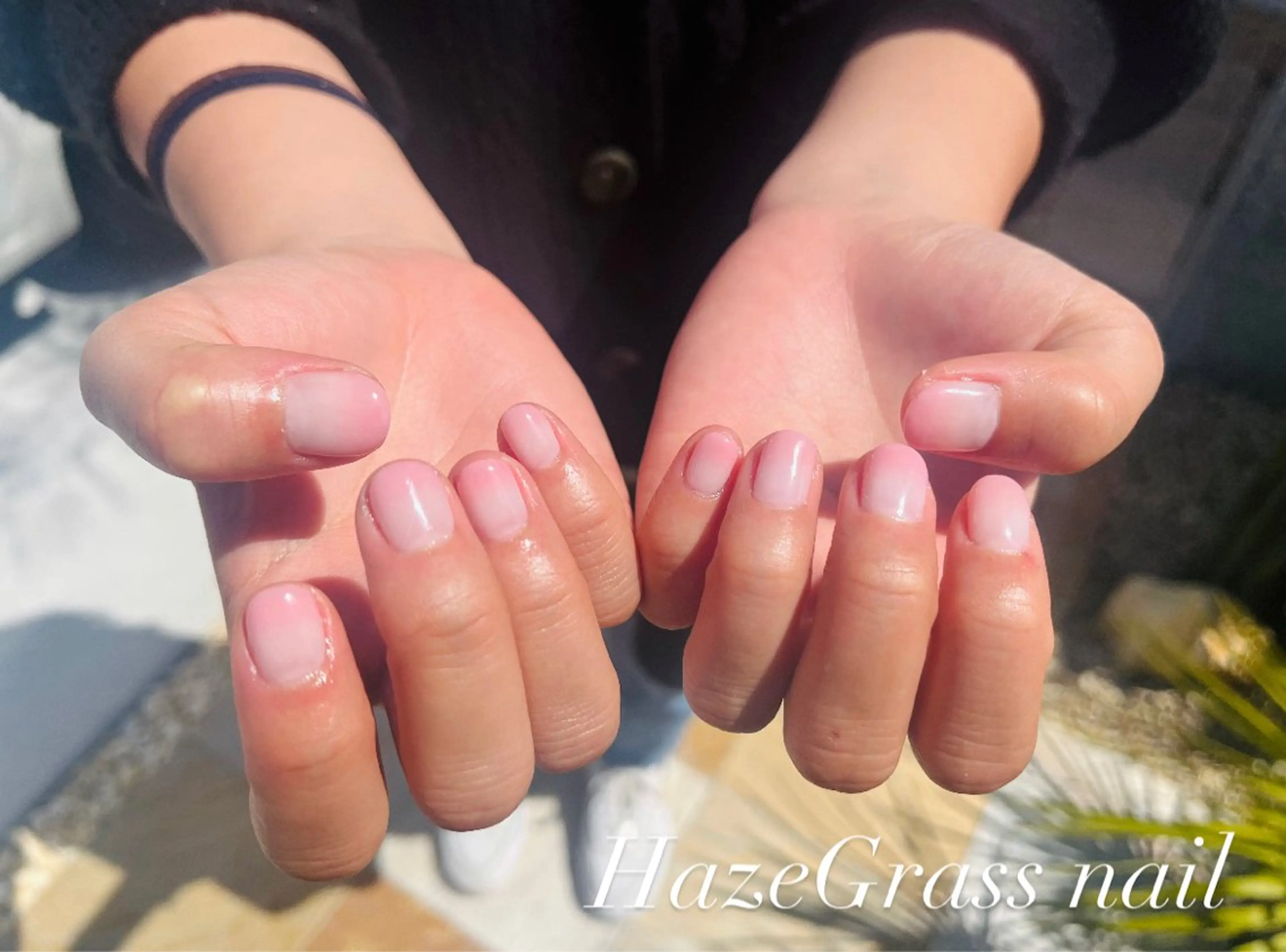 ネイル 桜ネイル グラデーション HazeGrass NAILのネイルデザイン