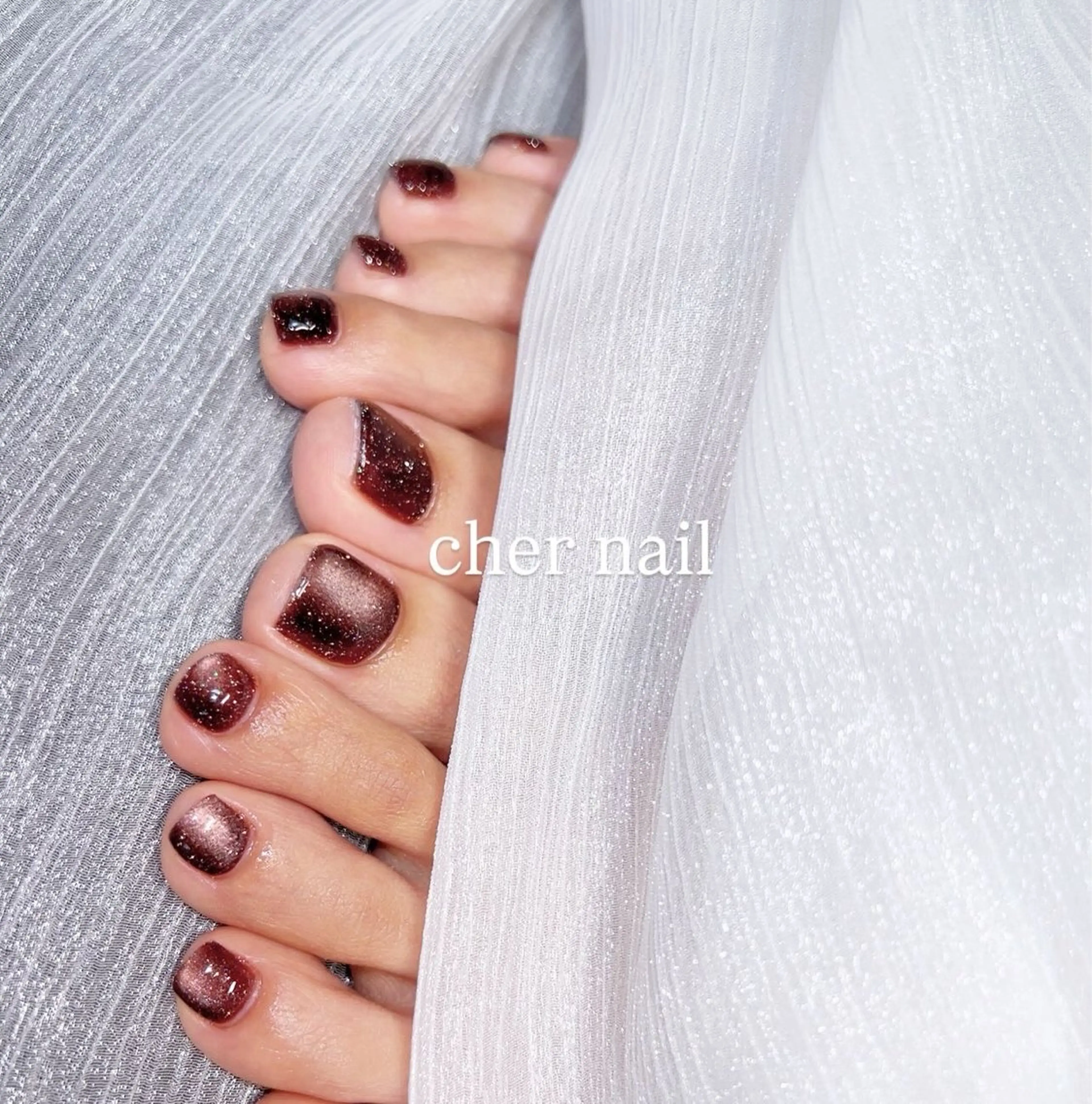 ネイル フットネイル CHER NAIL(シェルネイル)所属・cher loydのネイルデザイン