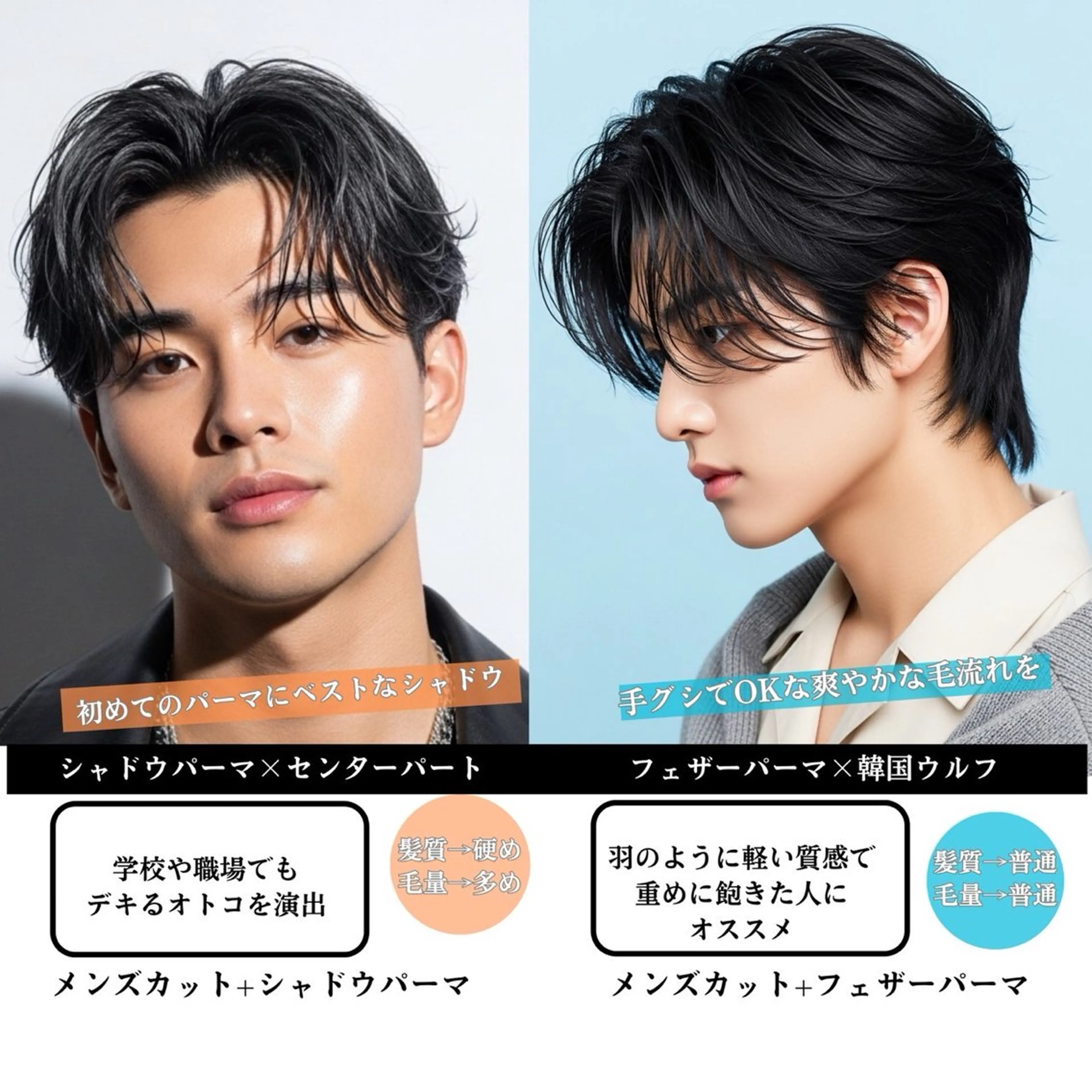パーマ メンズ メンズブリーチ メンズパーマ メンズツイストパーマ 刈り上げ ニュアンスパーマ カット パーマ メンズ特化💎 韓国風💎クニミツのヘアスタイル