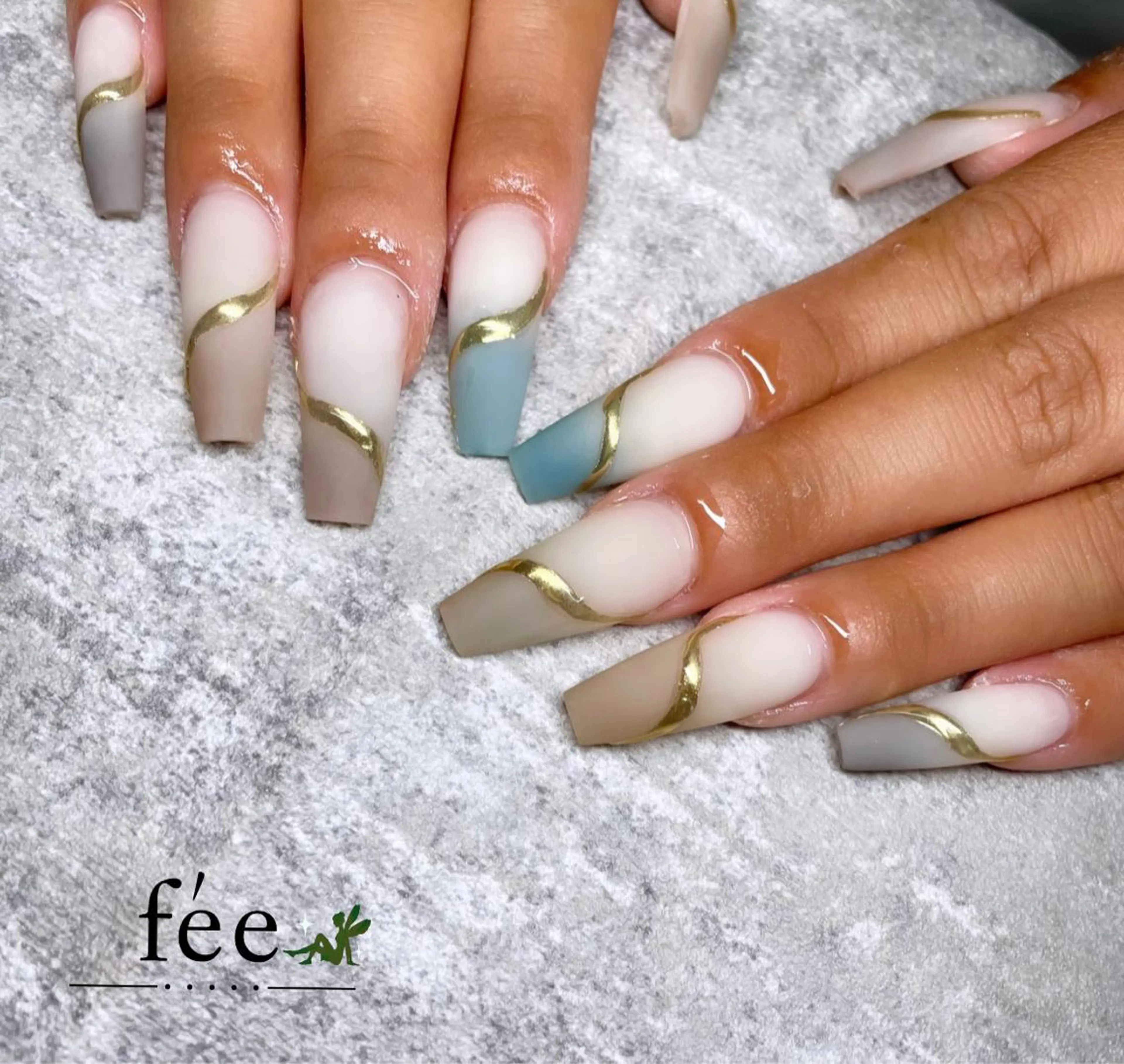 ネイル フットネイル フレンチネイル ジェルネイル 韓国ネイル マグネットネイル ハンドネイル nail salon fee（フィー）のネイルデザイン