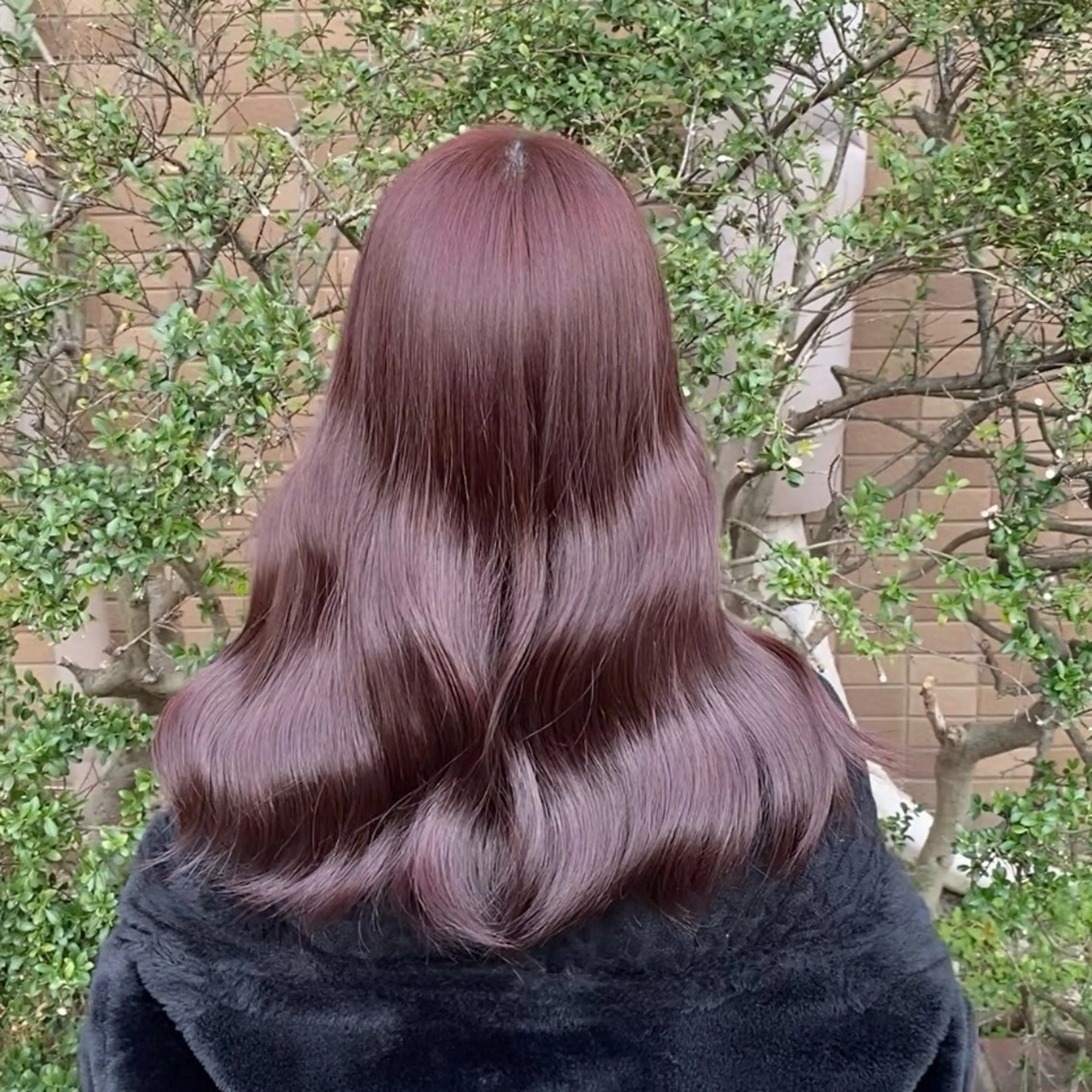 ロング ピンクブラウン カット ヘアカラー トリートメント ハイトーンカラー 特化型美容師TAKEのヘアスタイル