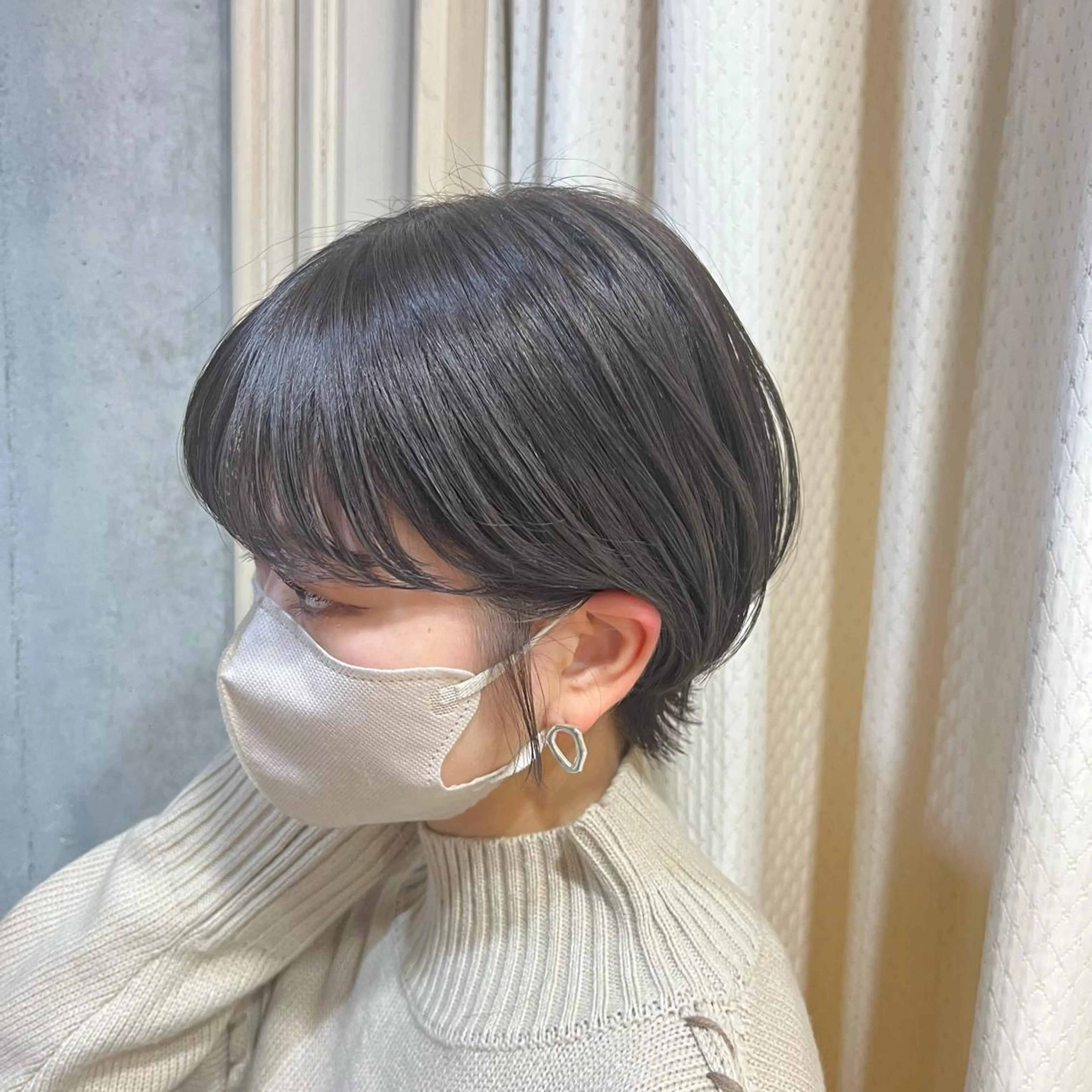 ショート カラー ブリーチ 透明感カラー SALOWIN川崎WEST店所属・🌷川崎/アレンジ/ 暖色ボブ/コトネ🌷のヘアスタイル