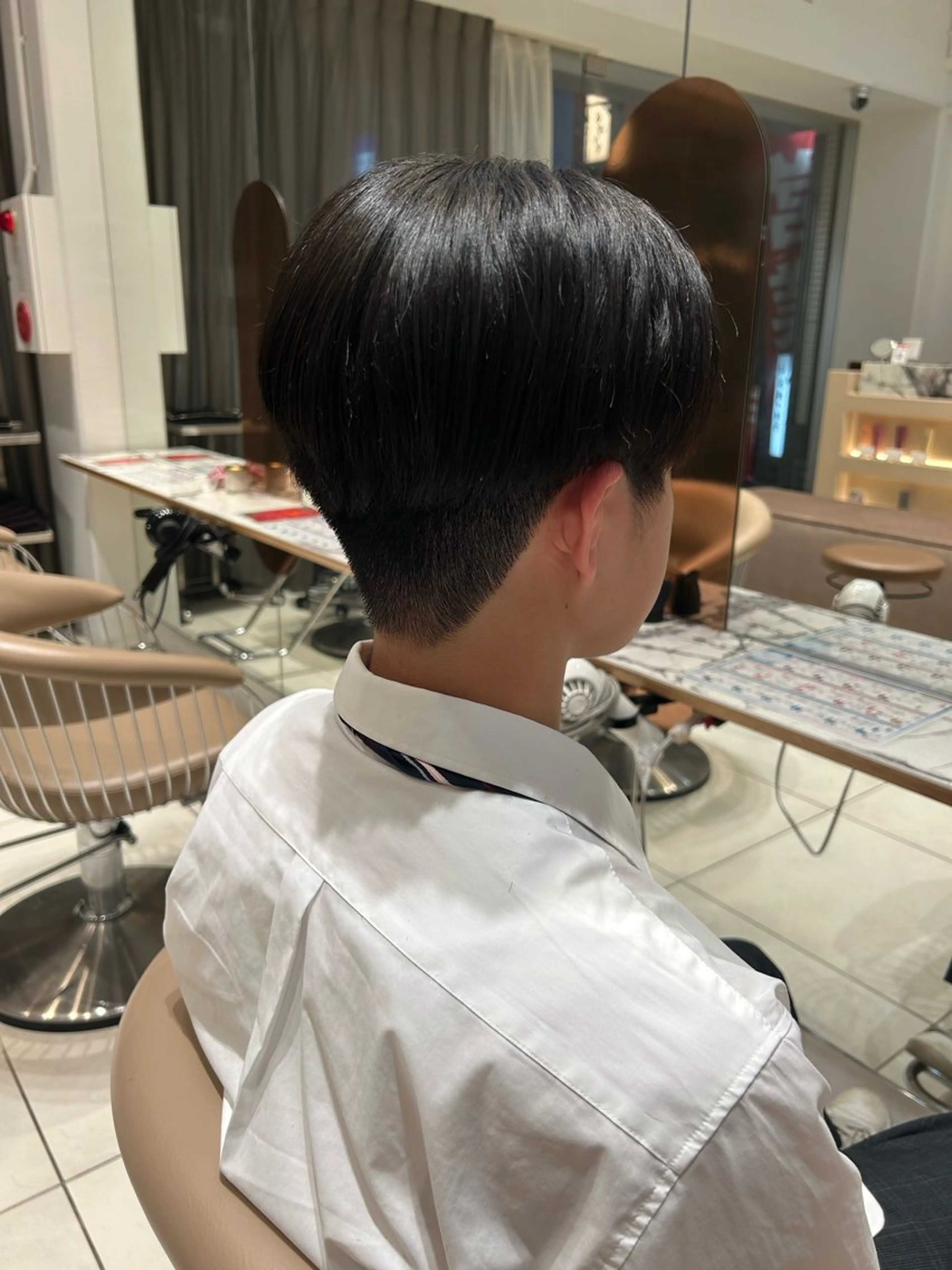 メンズ カット MARCiE所属・MIKA/ボブ/ メンズ/艶カラーのヘアスタイル