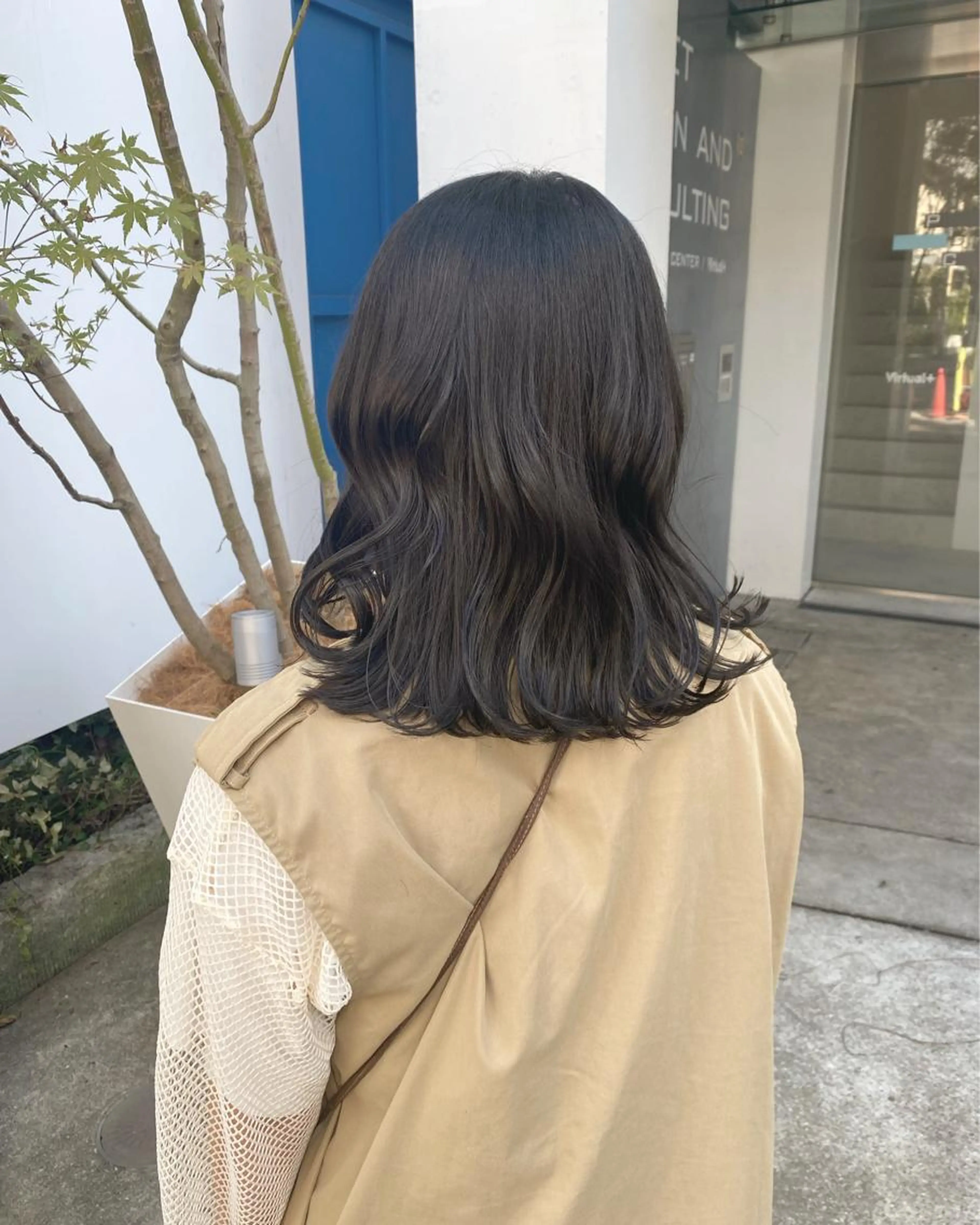 似合わせカット+プレミアムケアカラー+4stpプレミアムトリートメントの写真