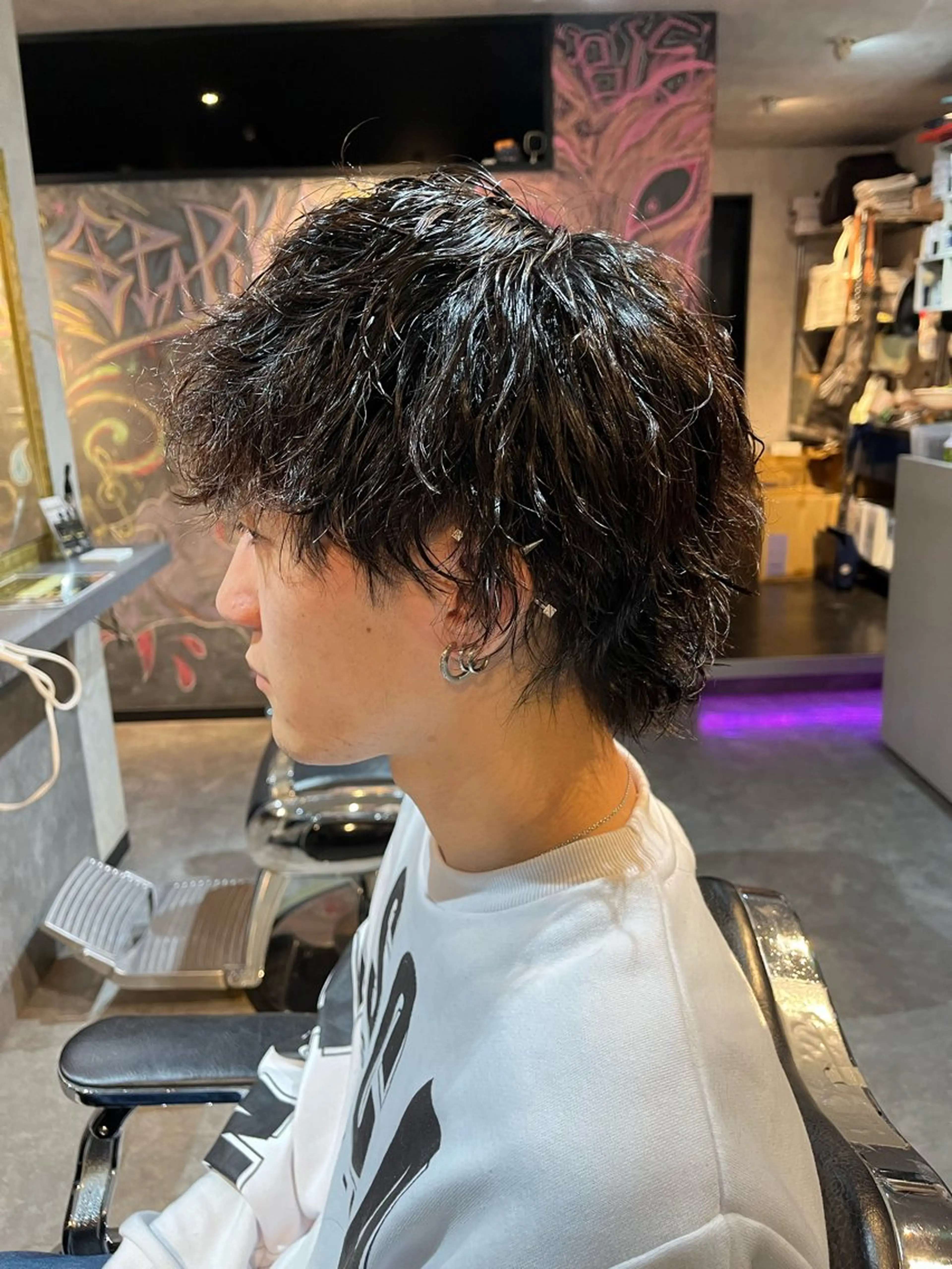 ショート パーマ Sparks hair所属・グリ モンのヘアスタイル