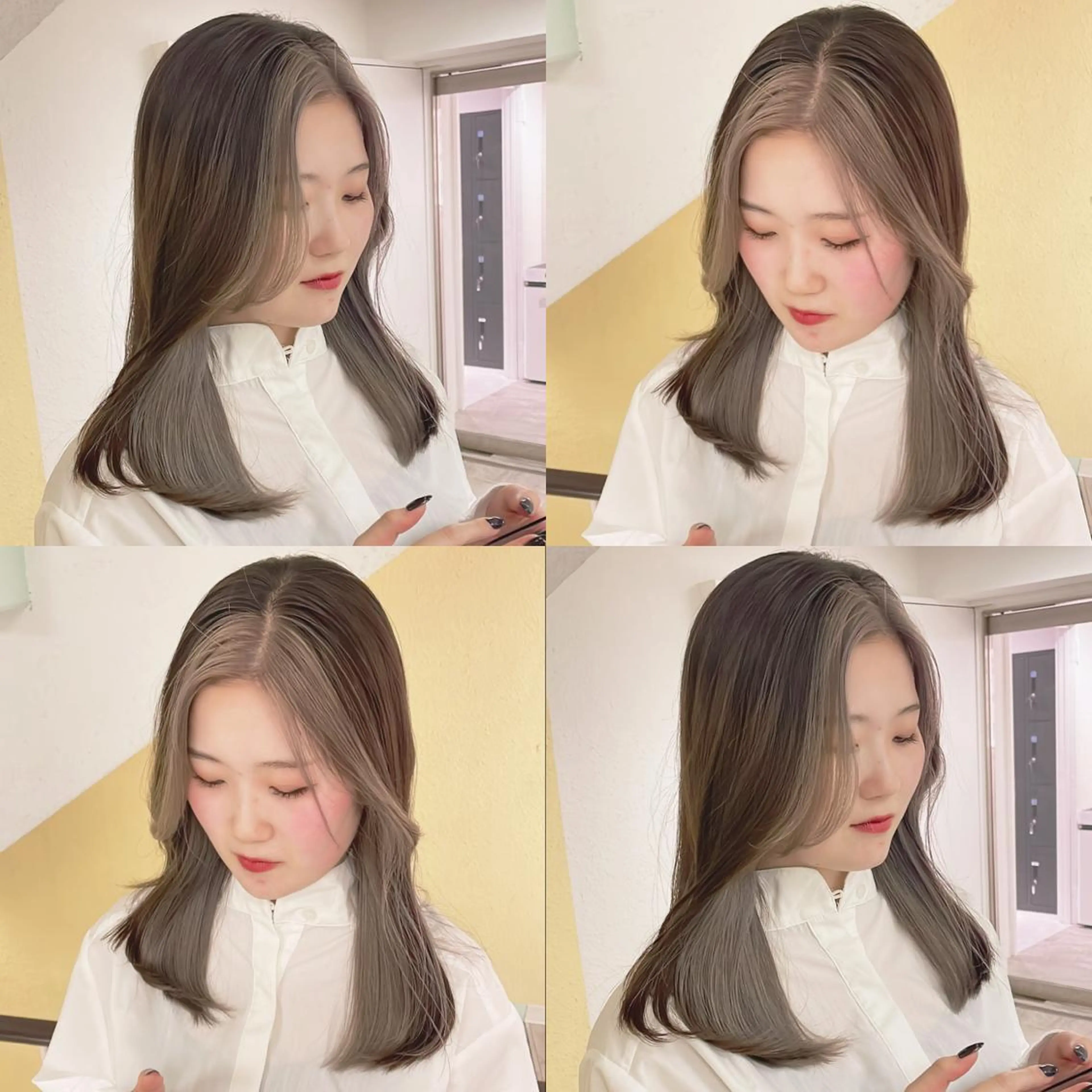 カラー ヘアカラー トリートメント 渋谷:インナーカラー ／🍒エリカ🍒のヘアスタイル