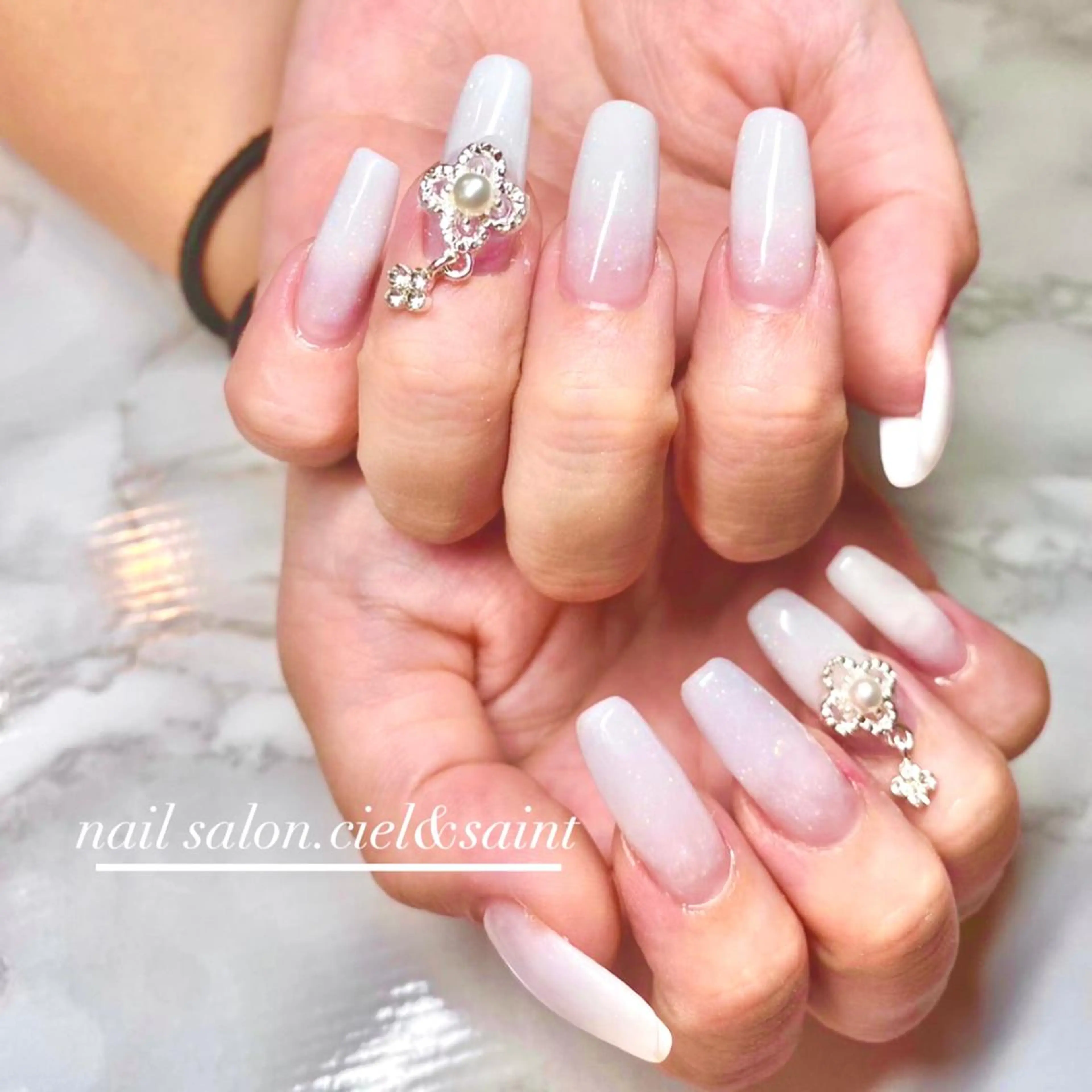 ネイル 持ち込み ハンドネイル nail salon ciel&saintのネイルデザイン