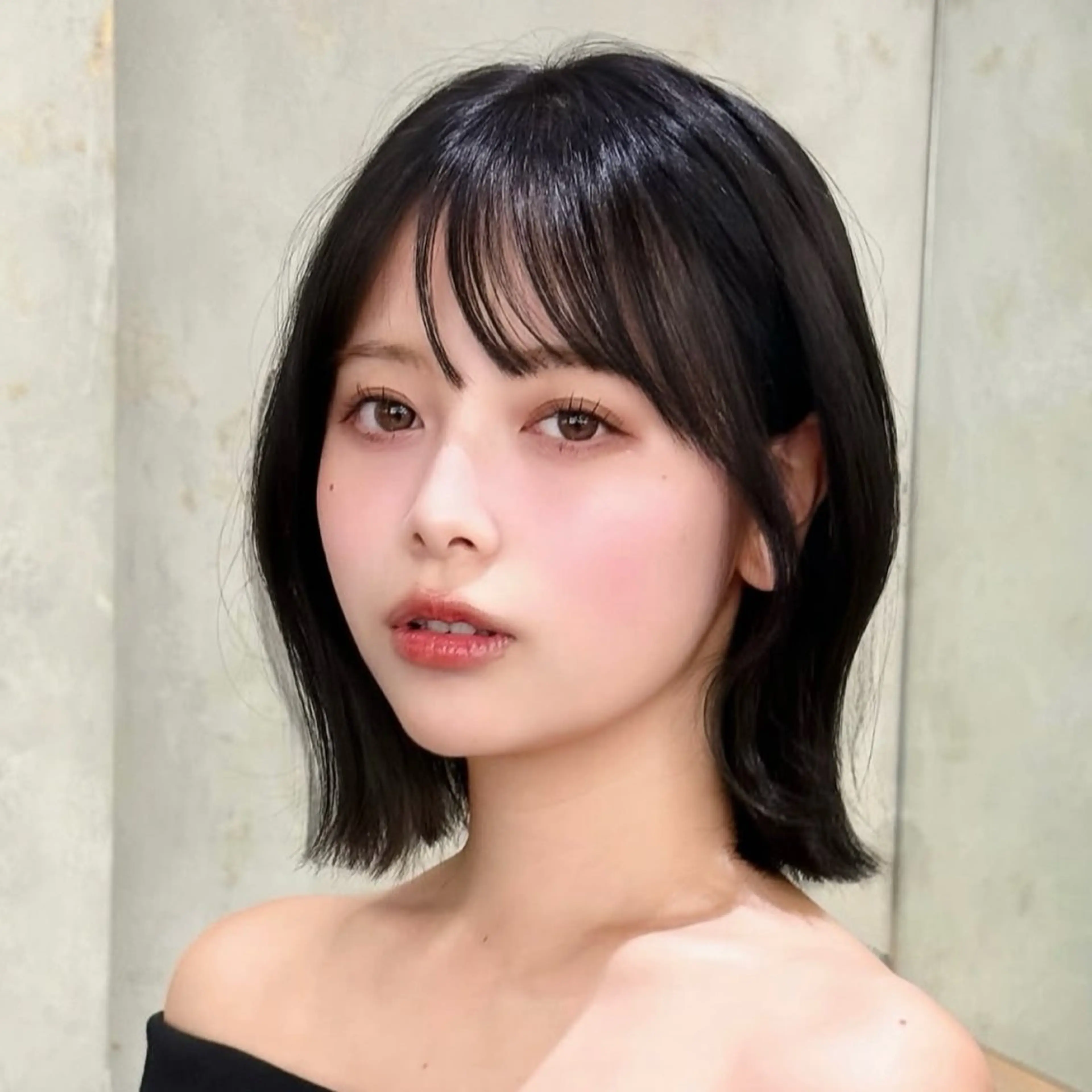 ショート ボブ・レイヤー・縮毛 くびれボブ・内藤康太のヘアスタイル