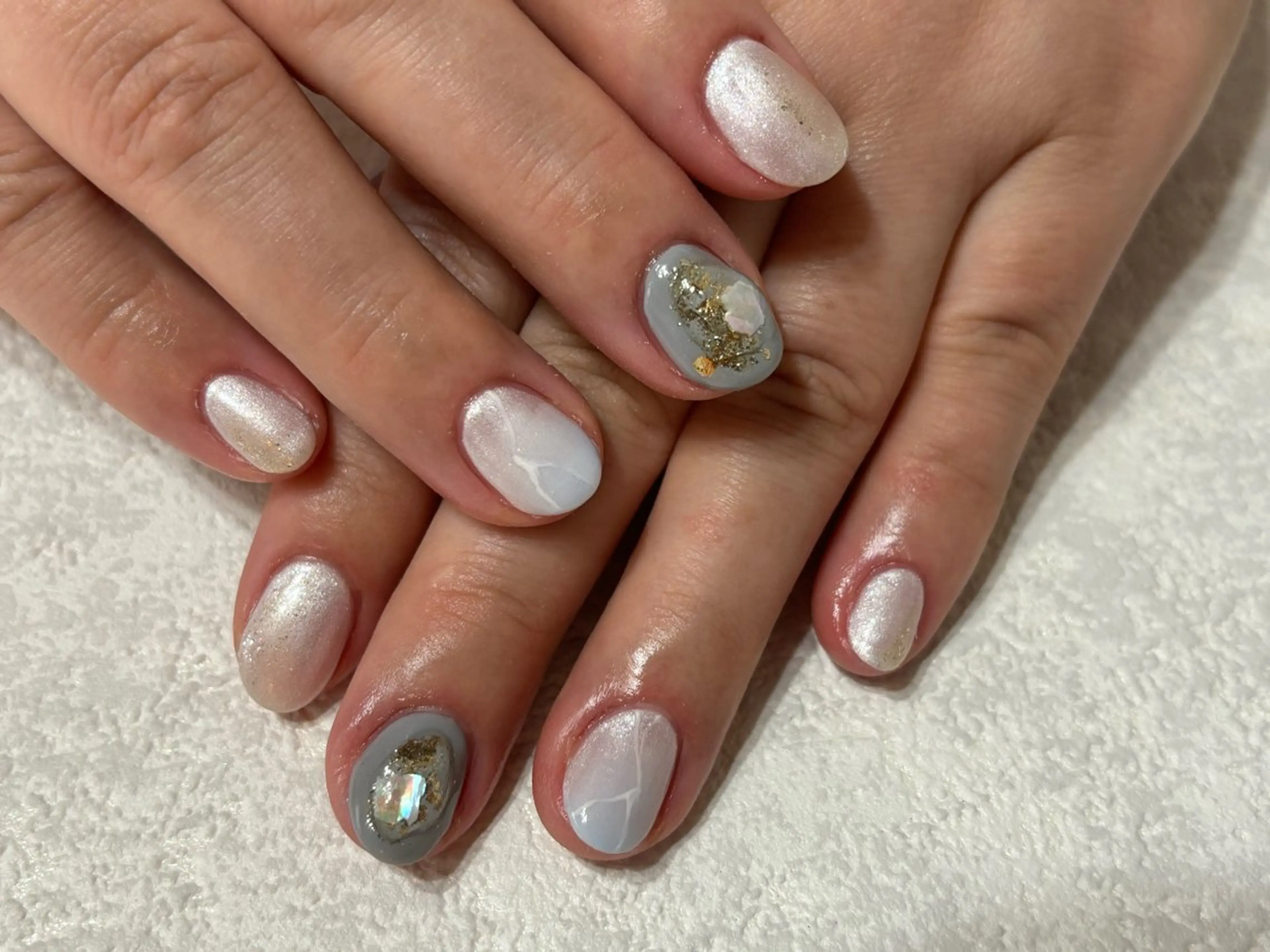 ネイル ジェルネイル メンズネイル パラジェル 春ネイル ワンホンネイル kikinail 溝の口のネイルデザイン