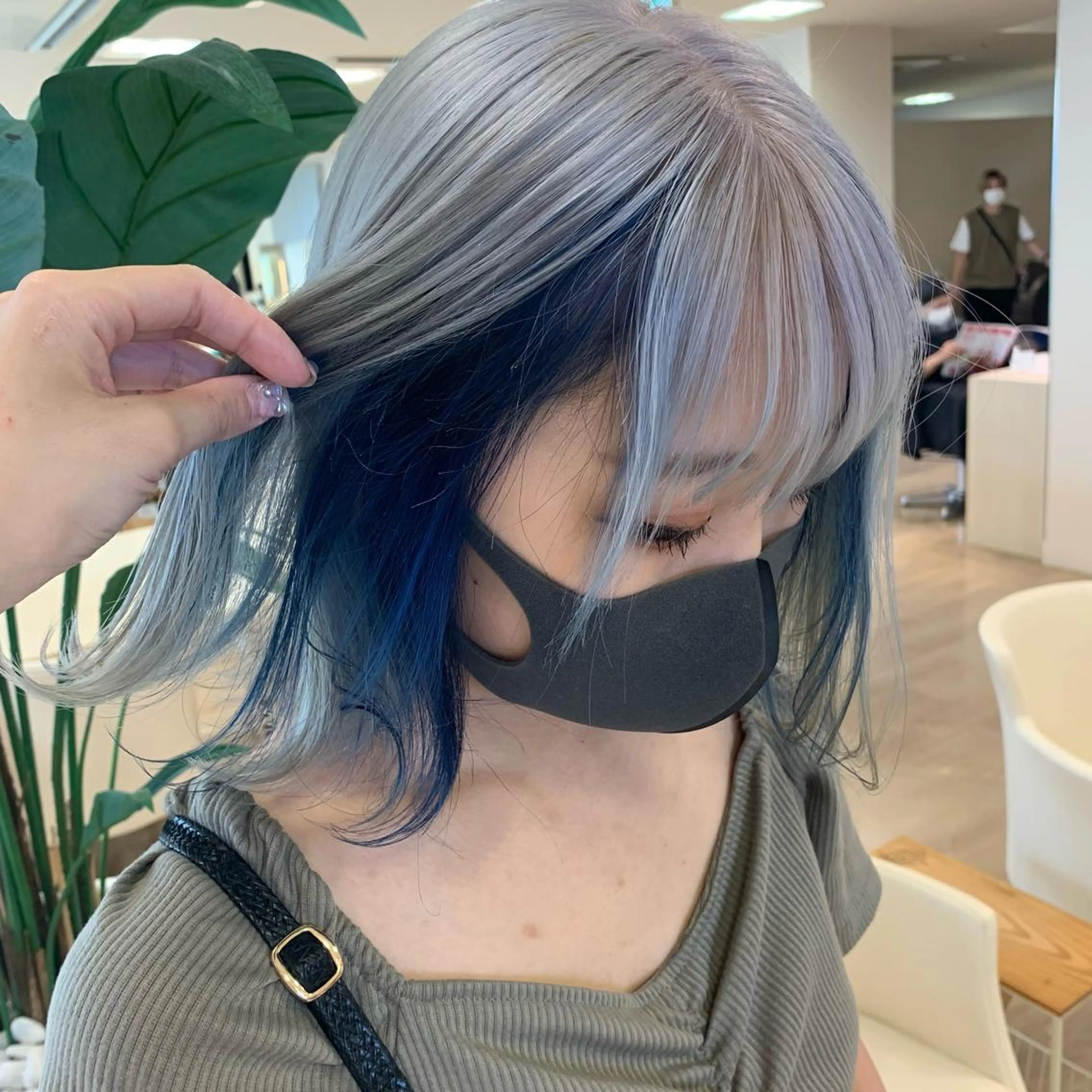 ミディアム カラー ママ美容師🎀 暖色オーダーNo.1のヘアスタイル