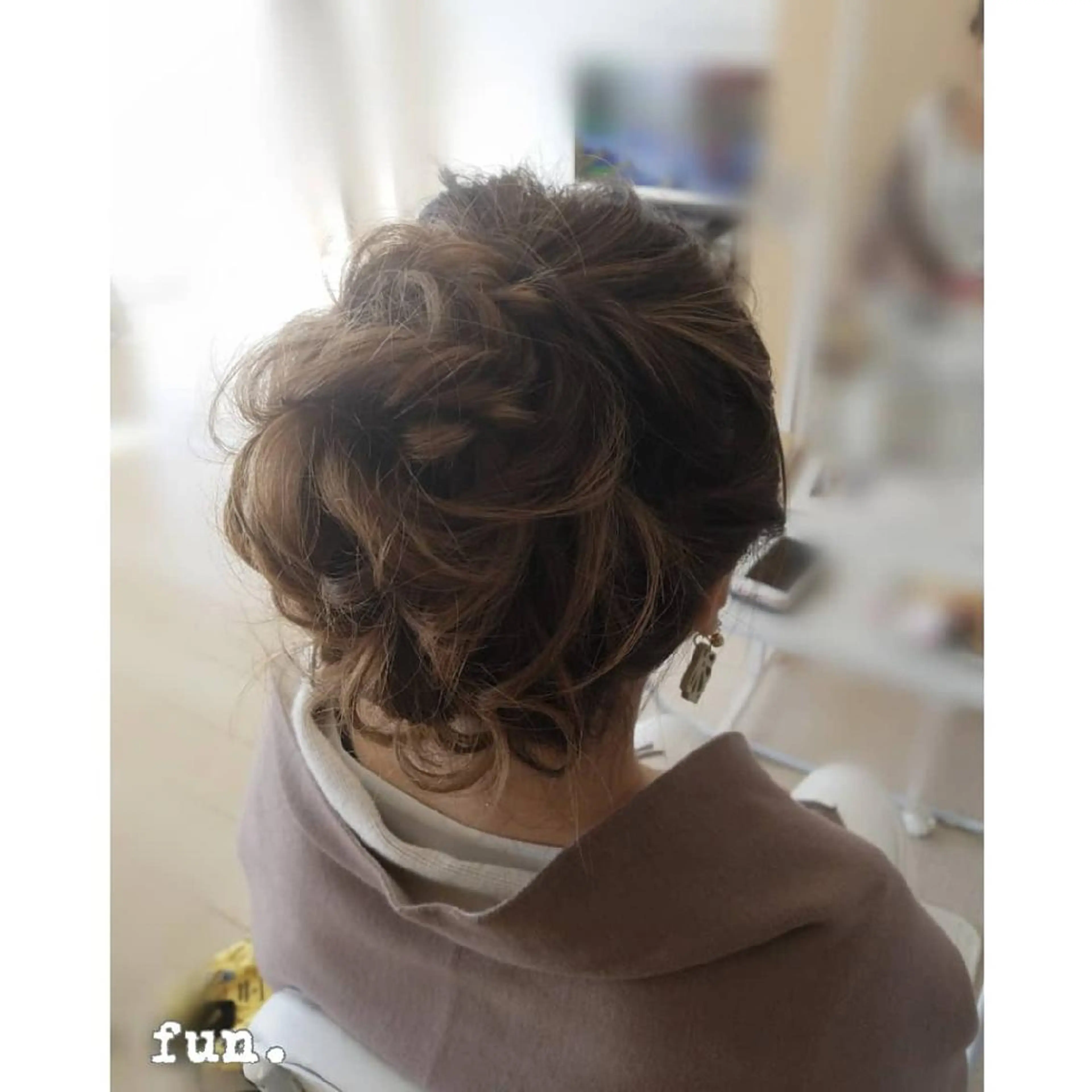ヘアアレンジ セミロング fun./ヘアセット /エクステ/着付のその他イメージ
