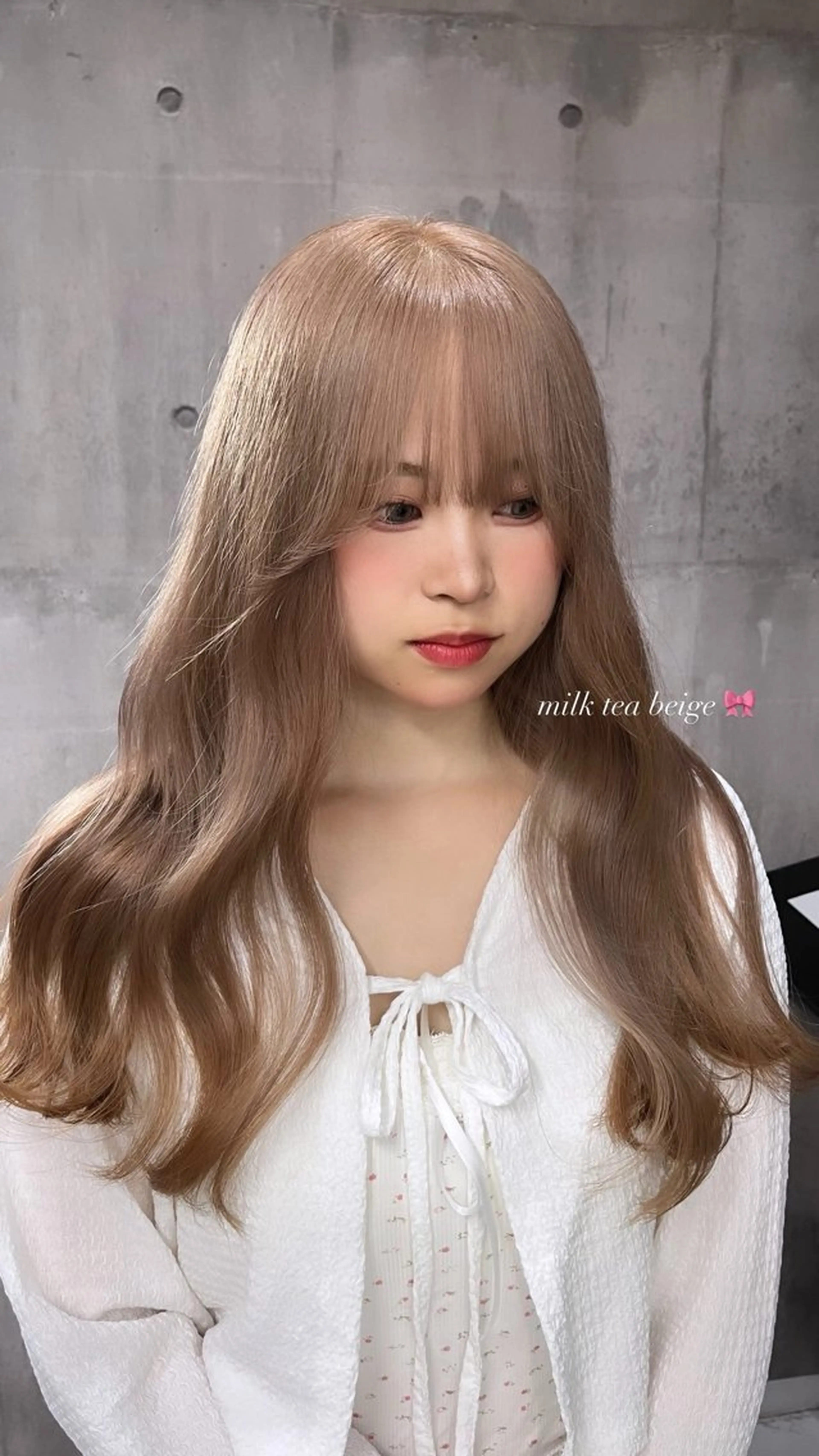 ロング カラー 🎨𖥔ׁTOMO♡ 🎀ゆるふわガーリーのヘアスタイル