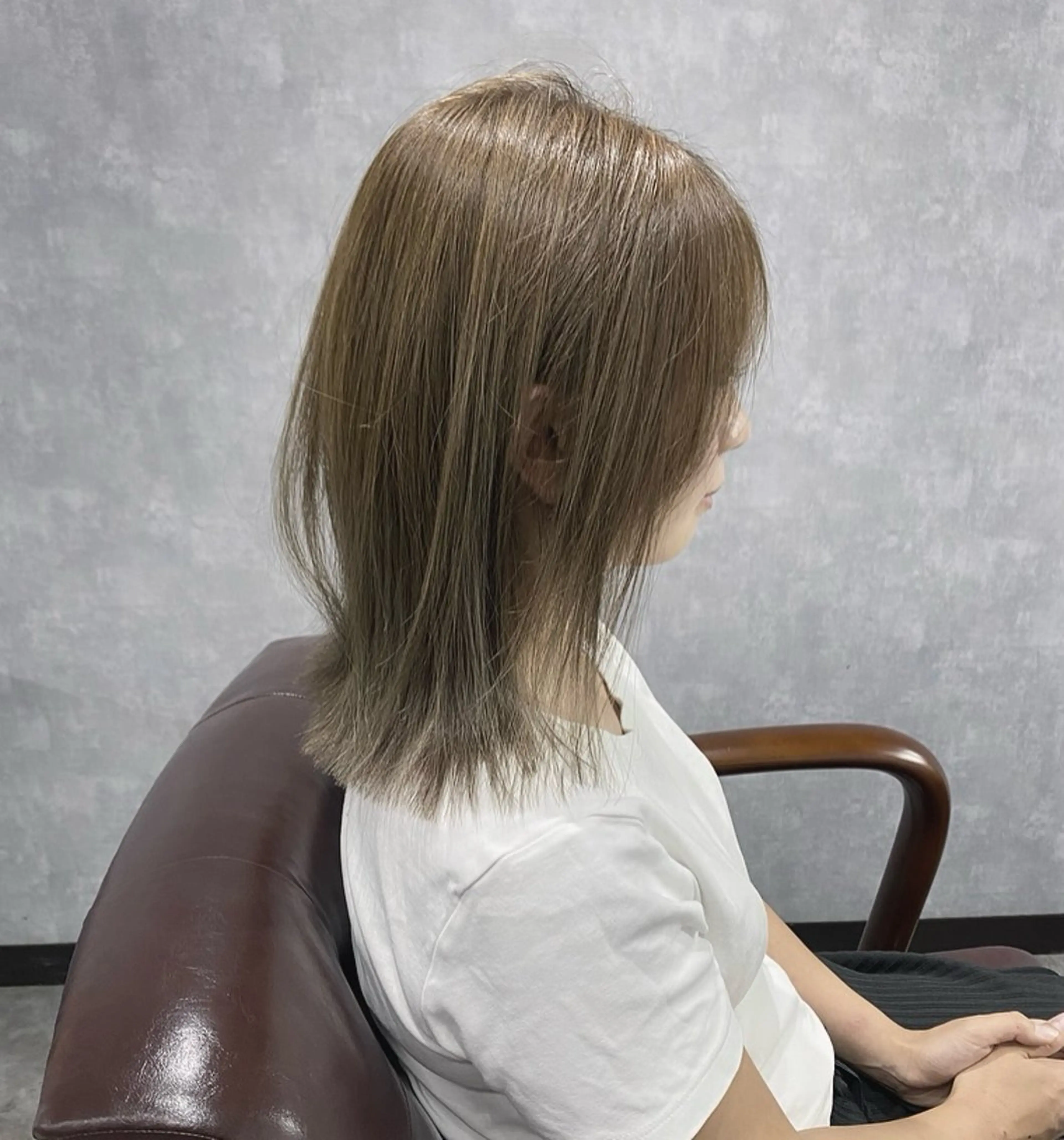 セミロング 堀越一弘 髪質改善ヘアケア特化のヘアスタイル