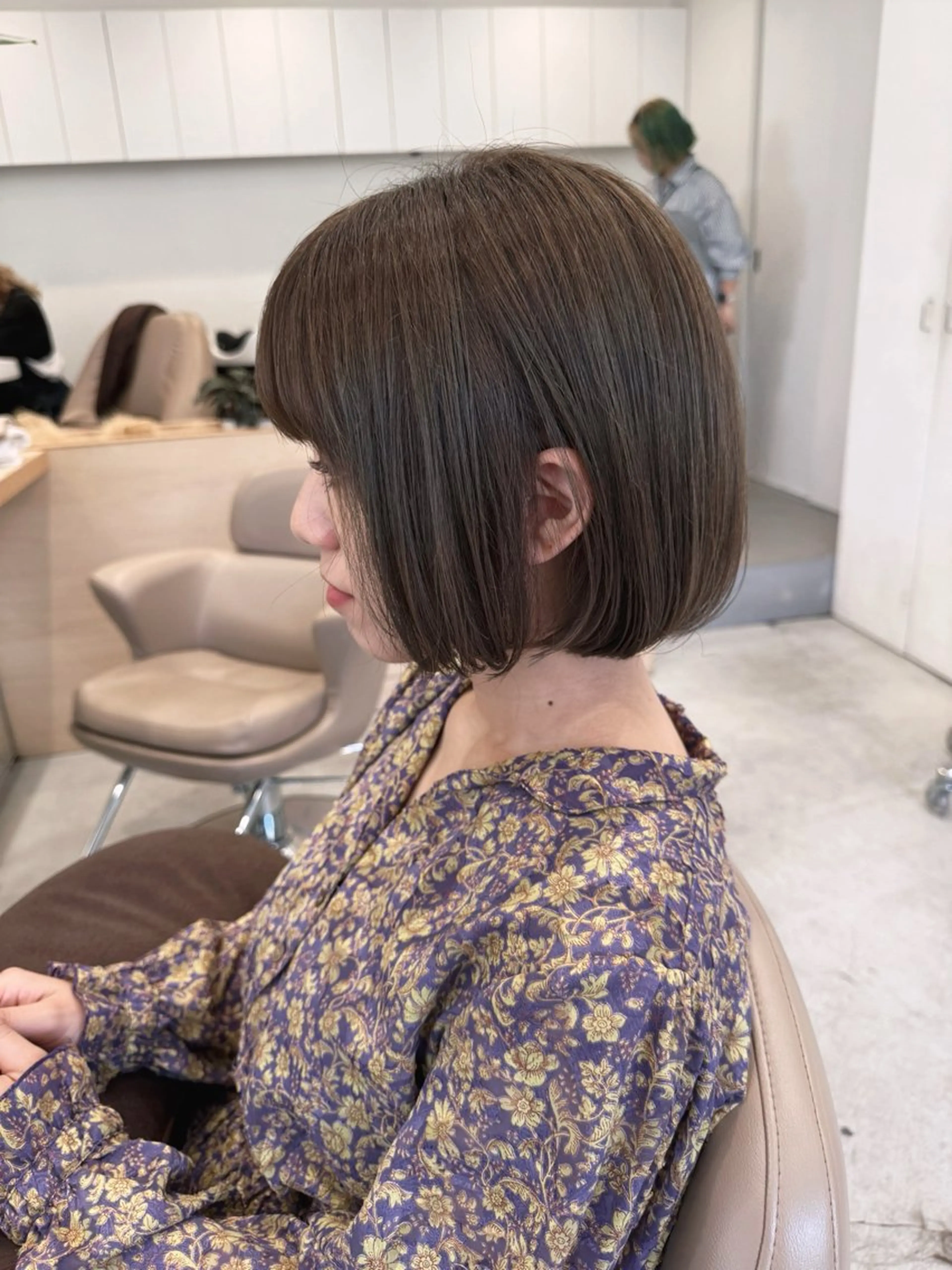 ショート カット ヘアカラー トリートメント U too e’s 鎌倉🌿堀岡千紘のヘアスタイル