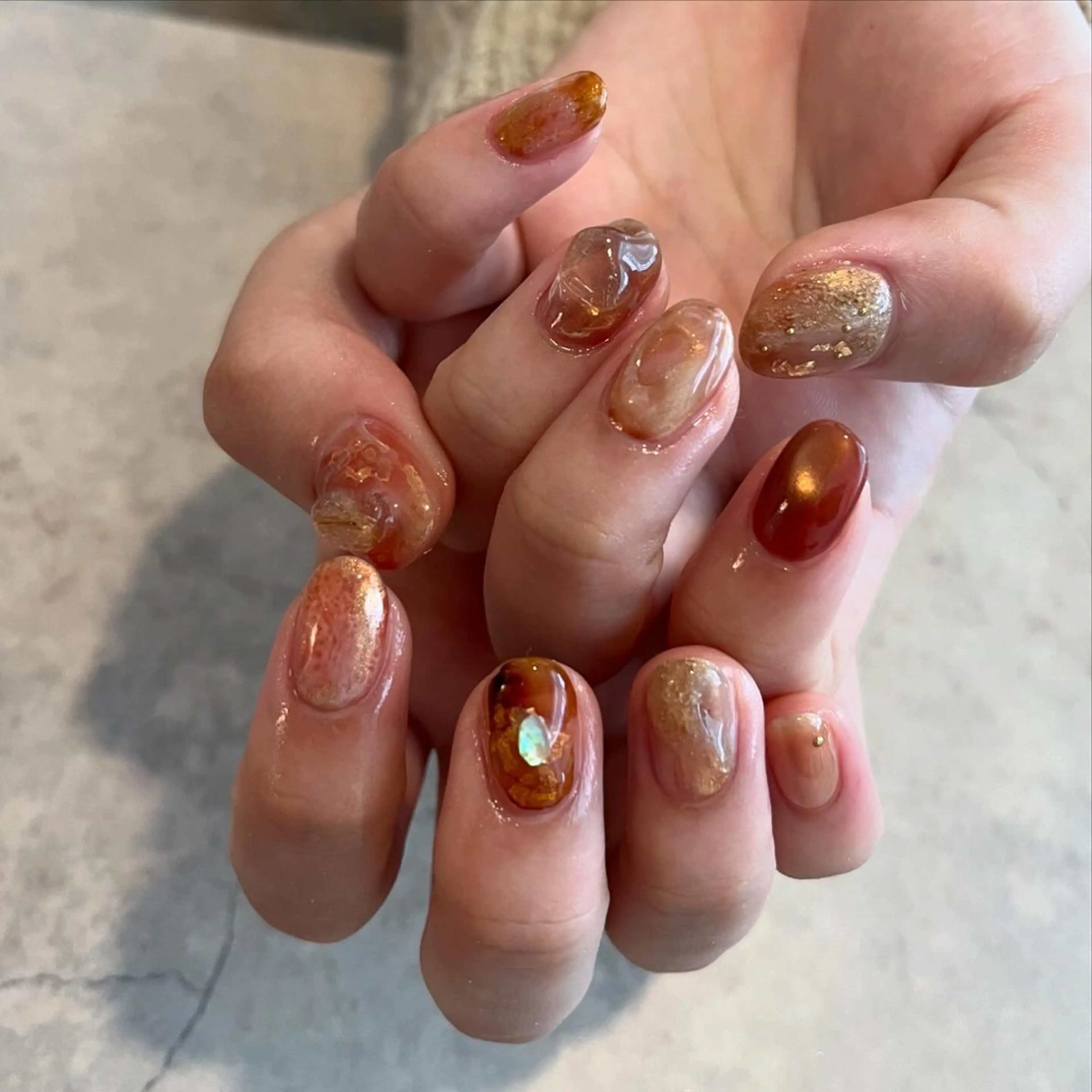 ネイル ハンドネイル nail salon O (en)所属・vegh. nail／阿波座のネイルデザイン