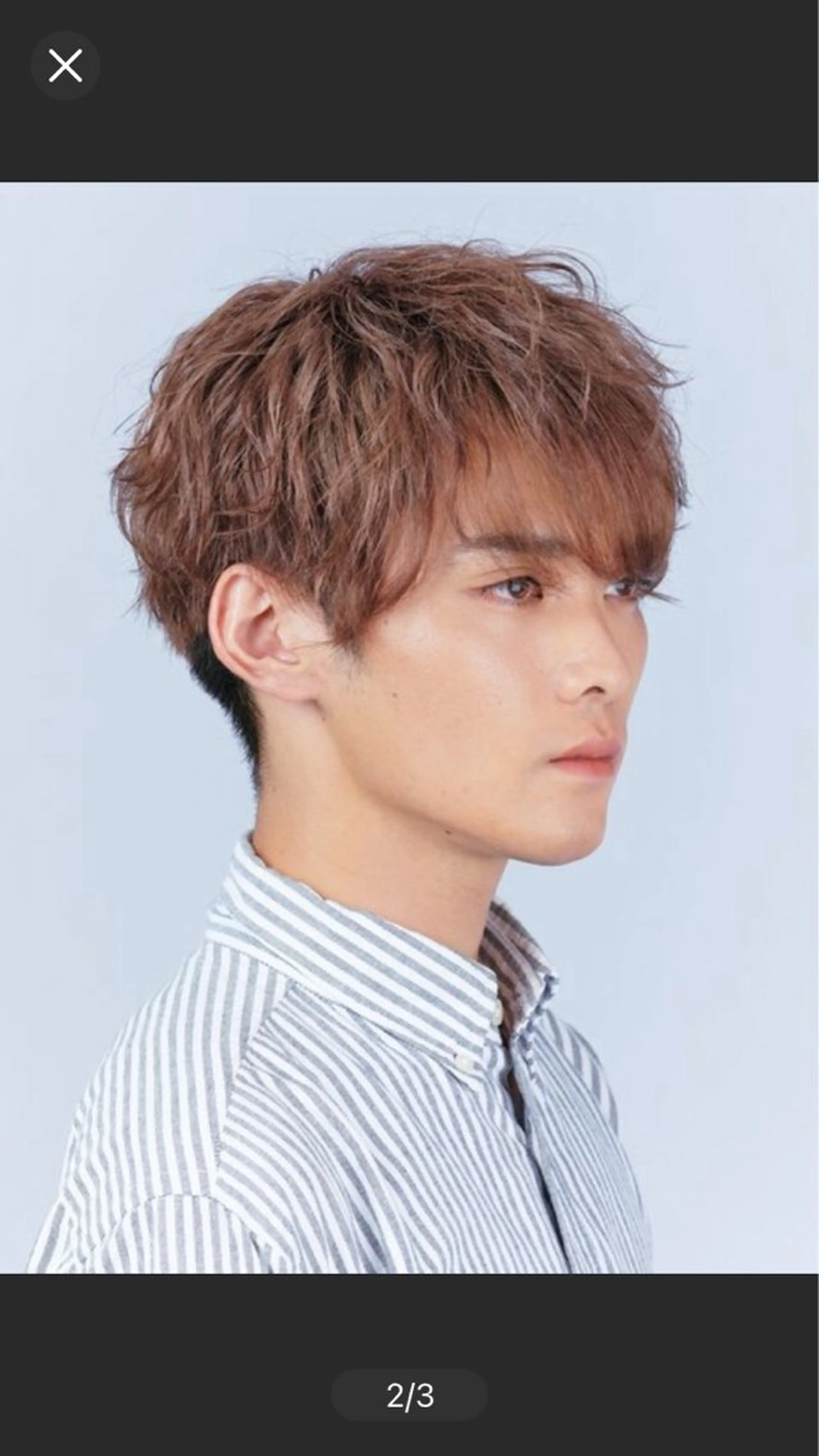 カラー パーマ メンズ メンズパーマ メンズ/カラ ー/パーマtoshiのヘアスタイル