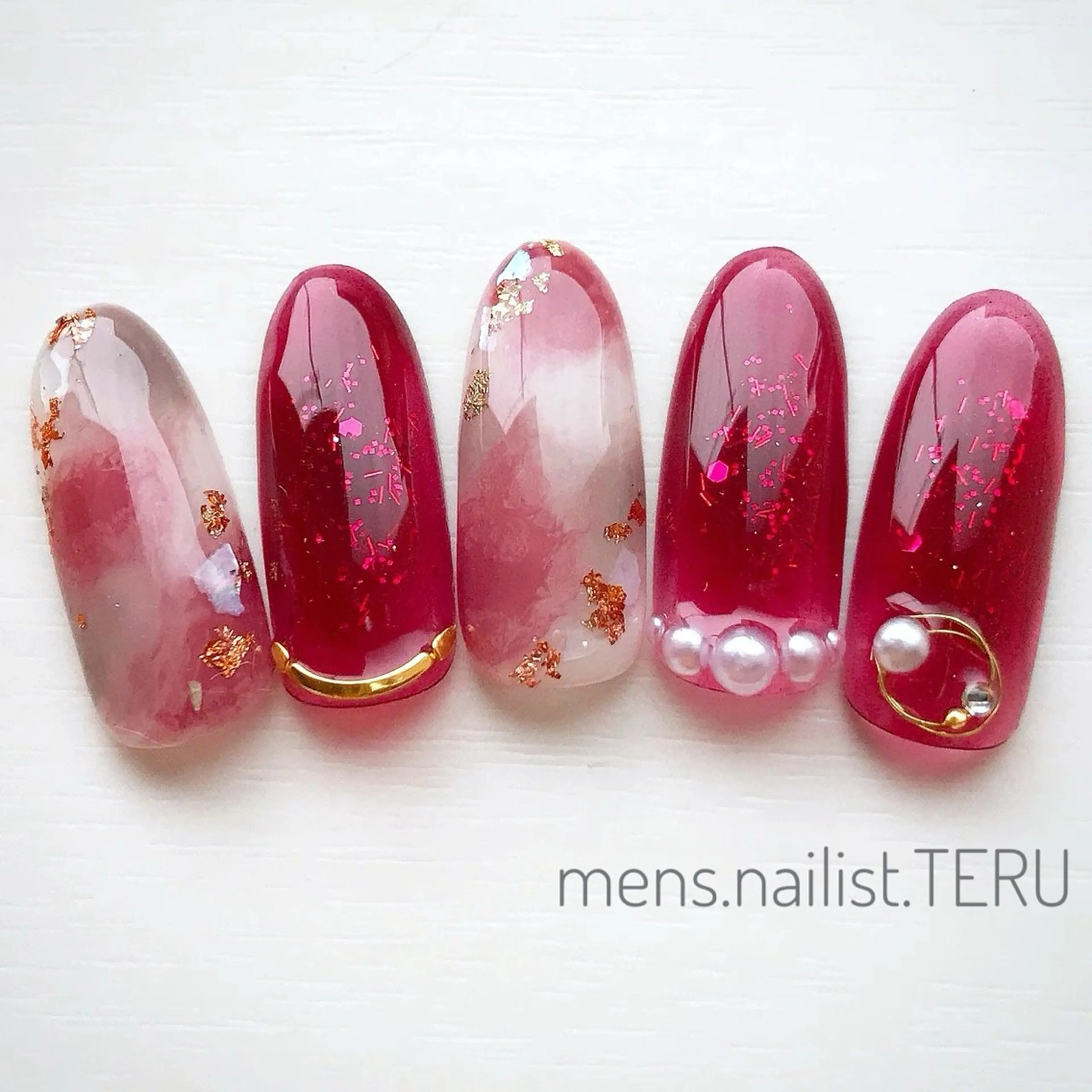 ネイル メンズネイル nail salon ETERNAL所属・メンズネイリスト TERUのネイルデザイン