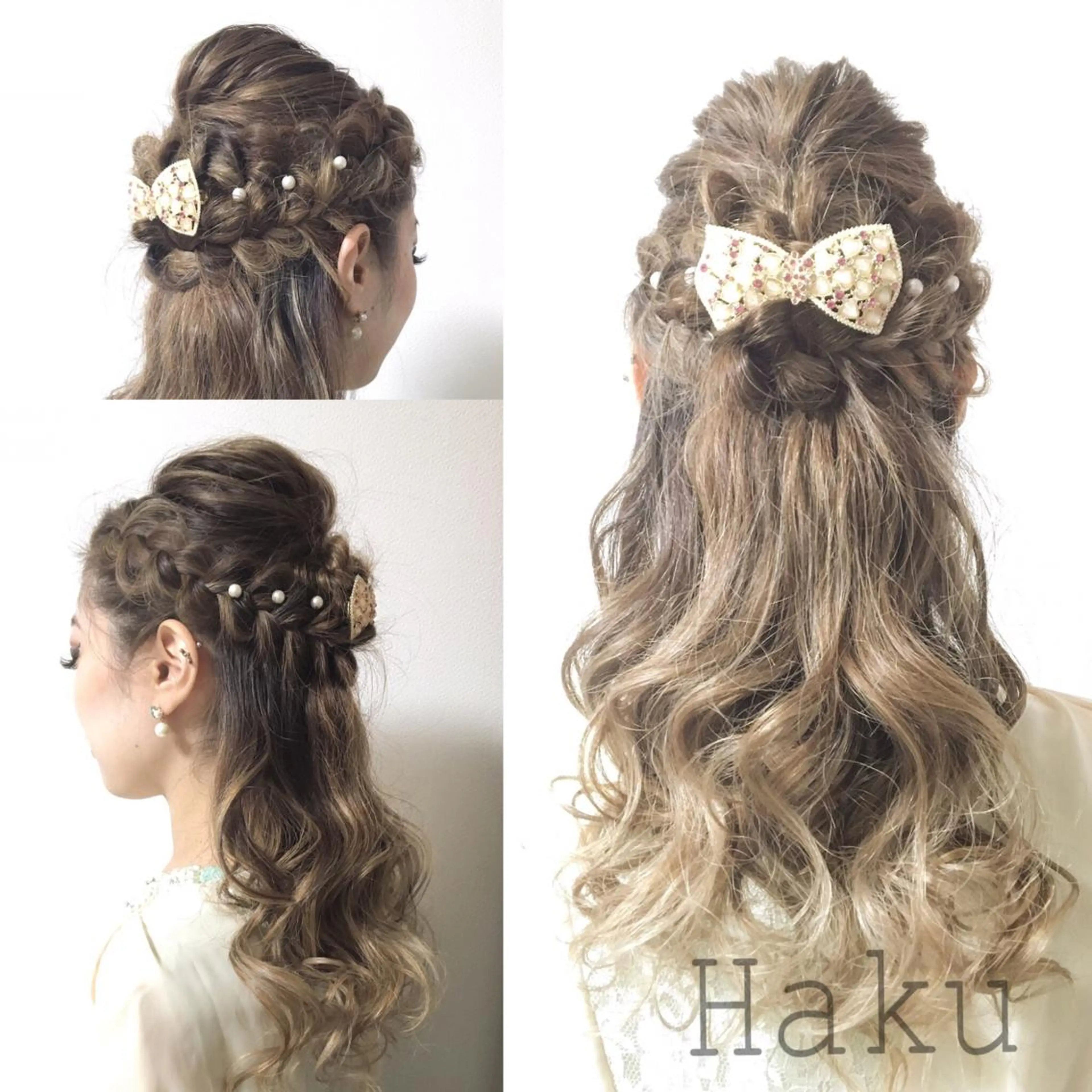 セミロング ロング ヘアアレンジ 顔周りカット 似合わせカット ＊ asukaのヘアスタイル