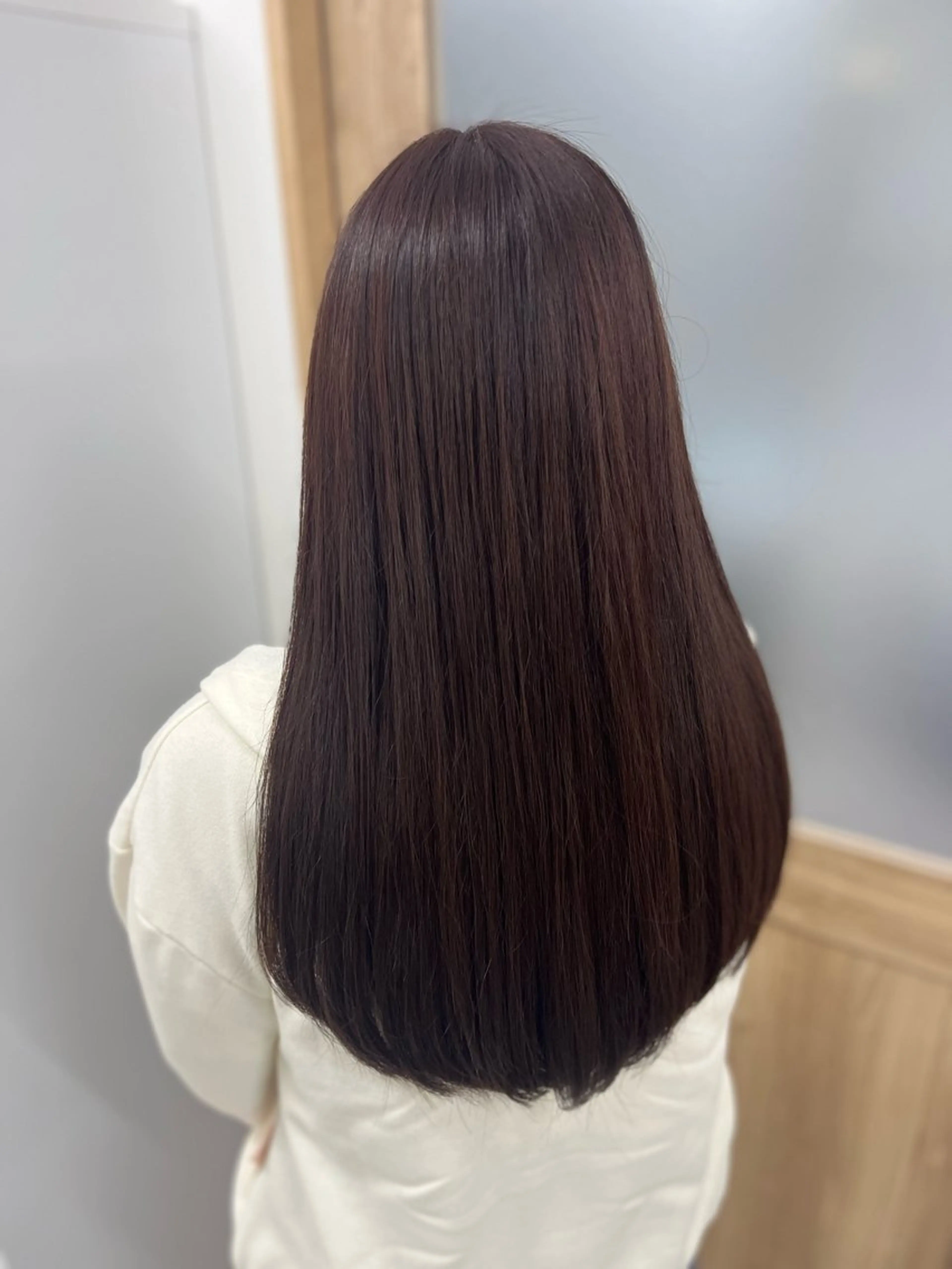 ロング カラー ブラウンカラー ピンクカラー ピンクブラウン カット ヘアカラー トリートメント 🫧ぷる艶カラー🫧 Yuubi🦩のヘアスタイル
